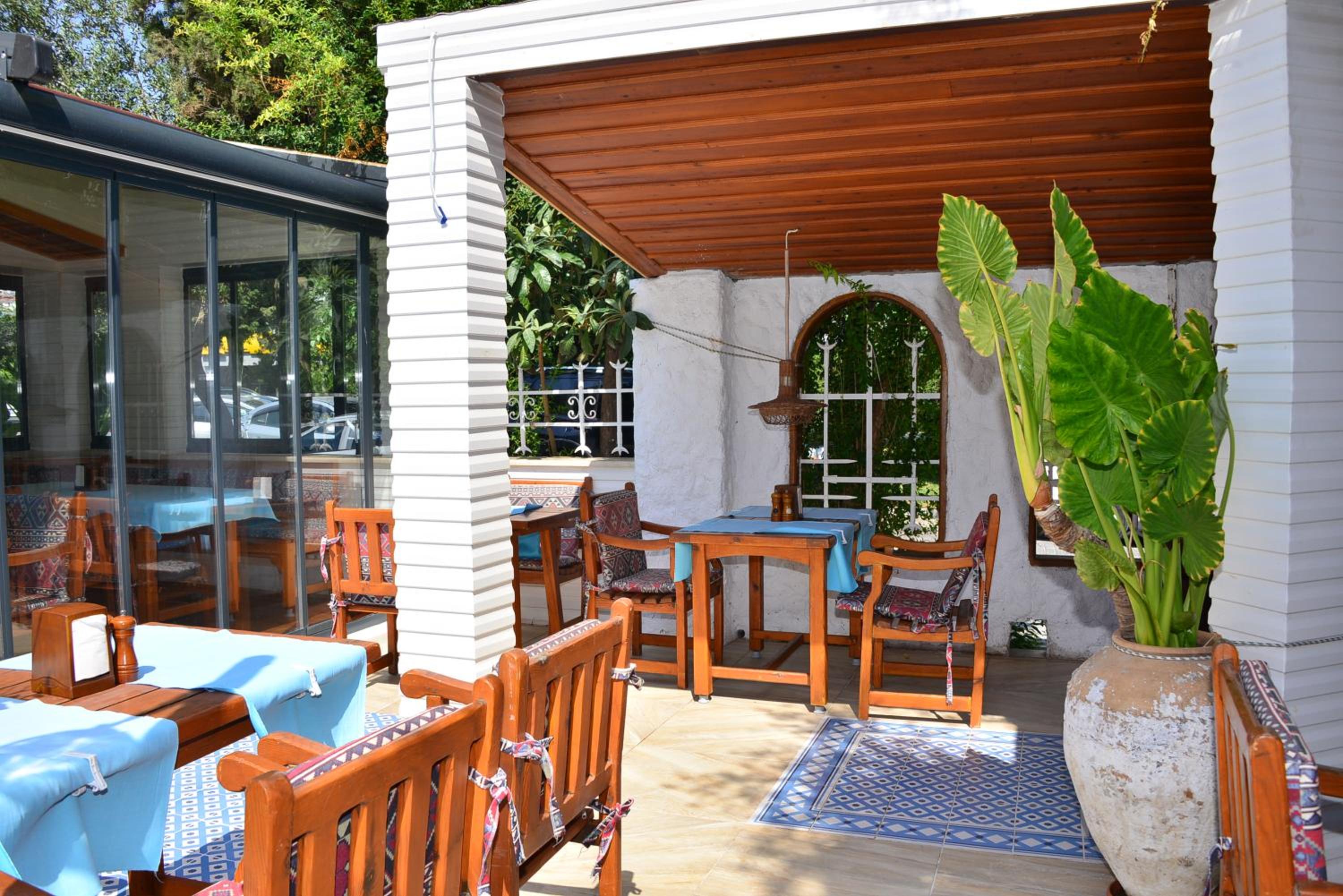 outdoor BBQ area