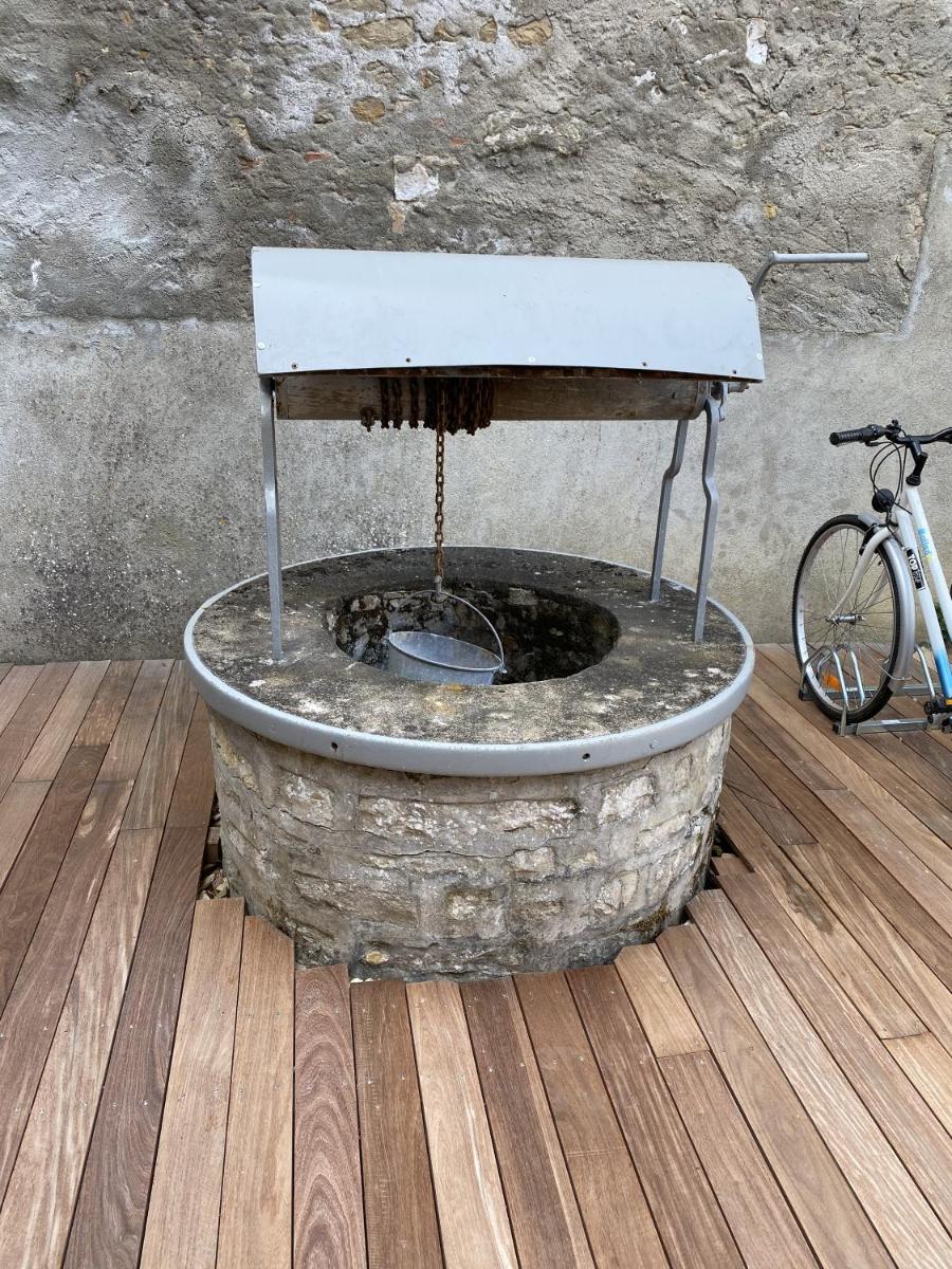 outdoor BBQ area