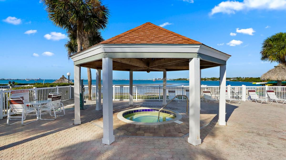 outdoor BBQ area