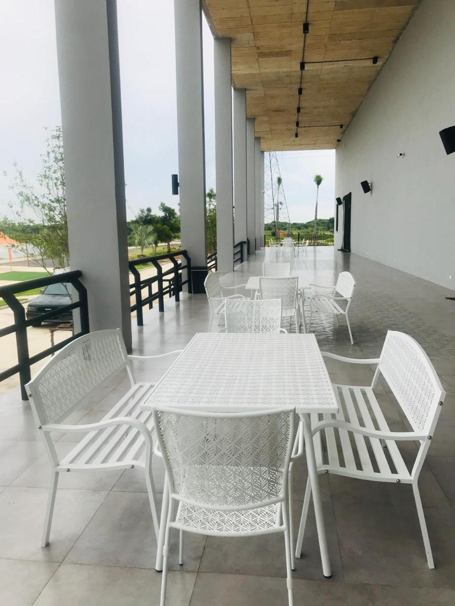 outdoor BBQ area