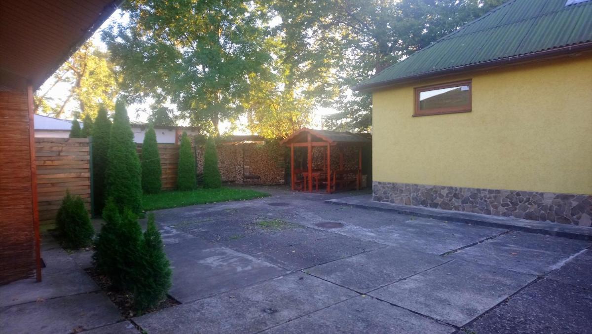 outdoor BBQ area