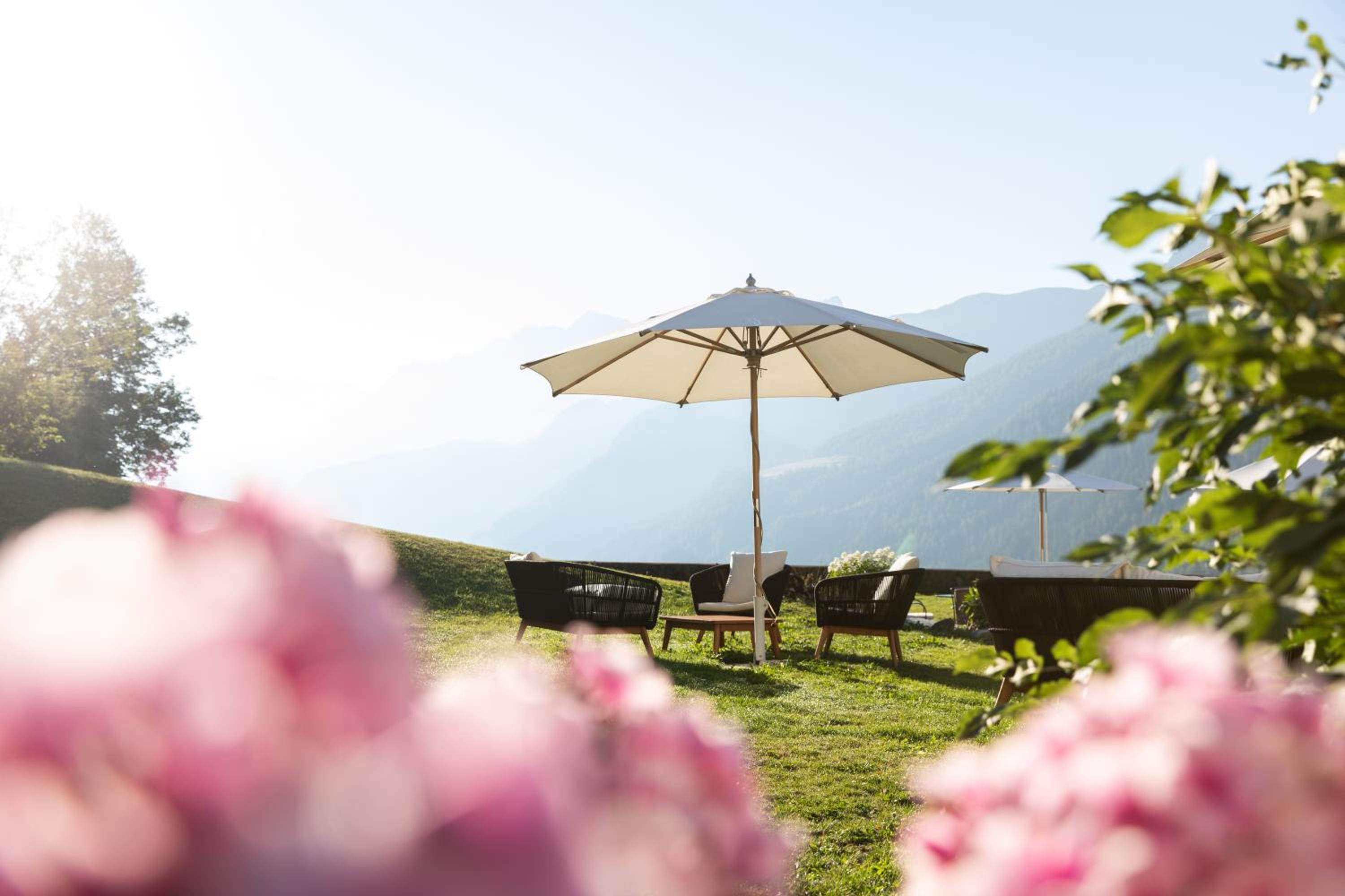 outdoor BBQ area