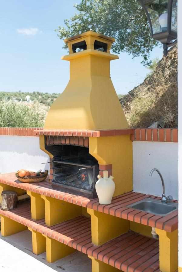 outdoor cooking area