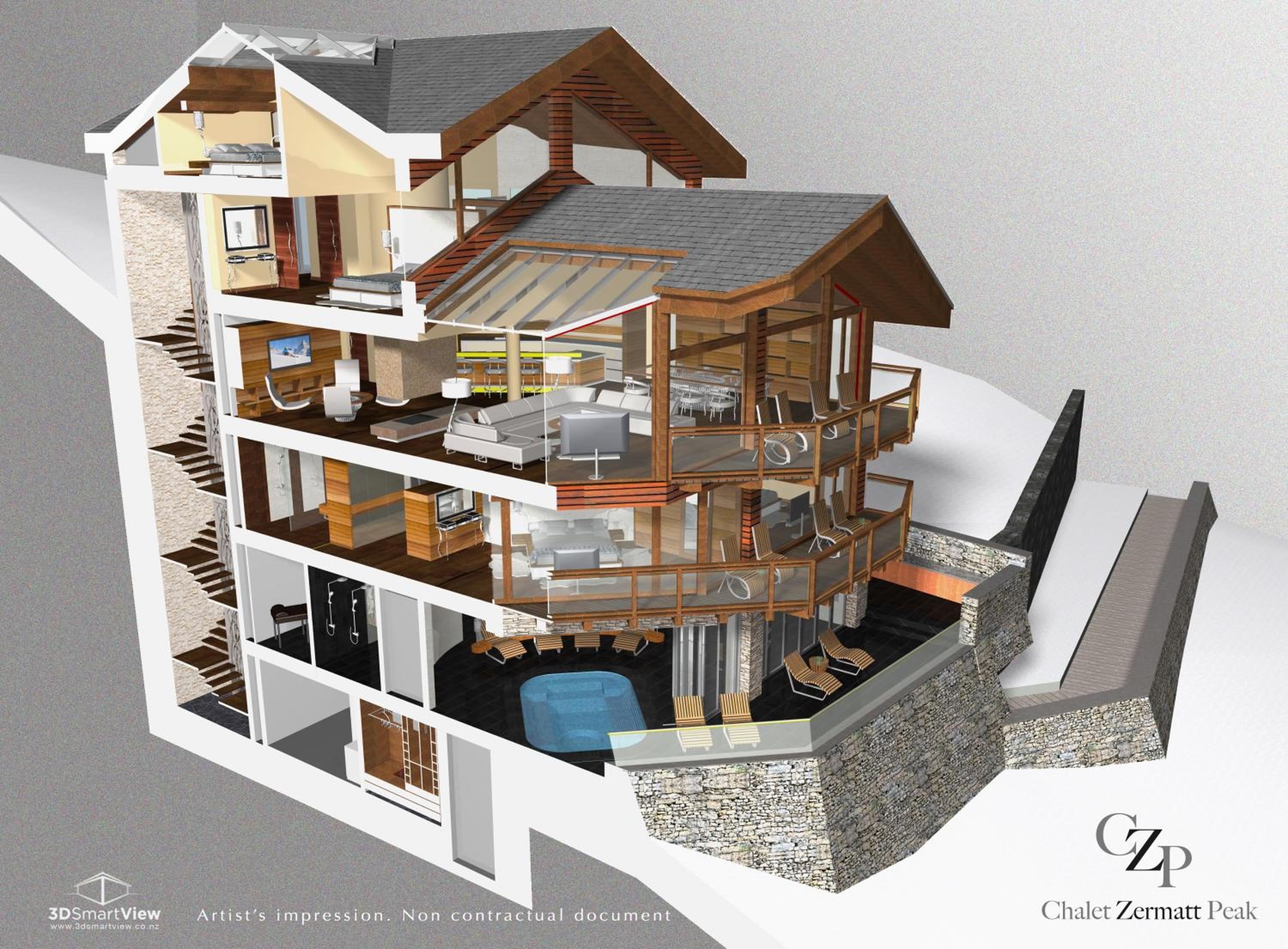 Chalet Zermatt Peak - Your Own Private Luxury Chalet - Includes Professional Staff and Catering - Voted World's Best Chalet