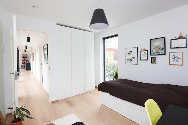 Modern architecture atrium house
