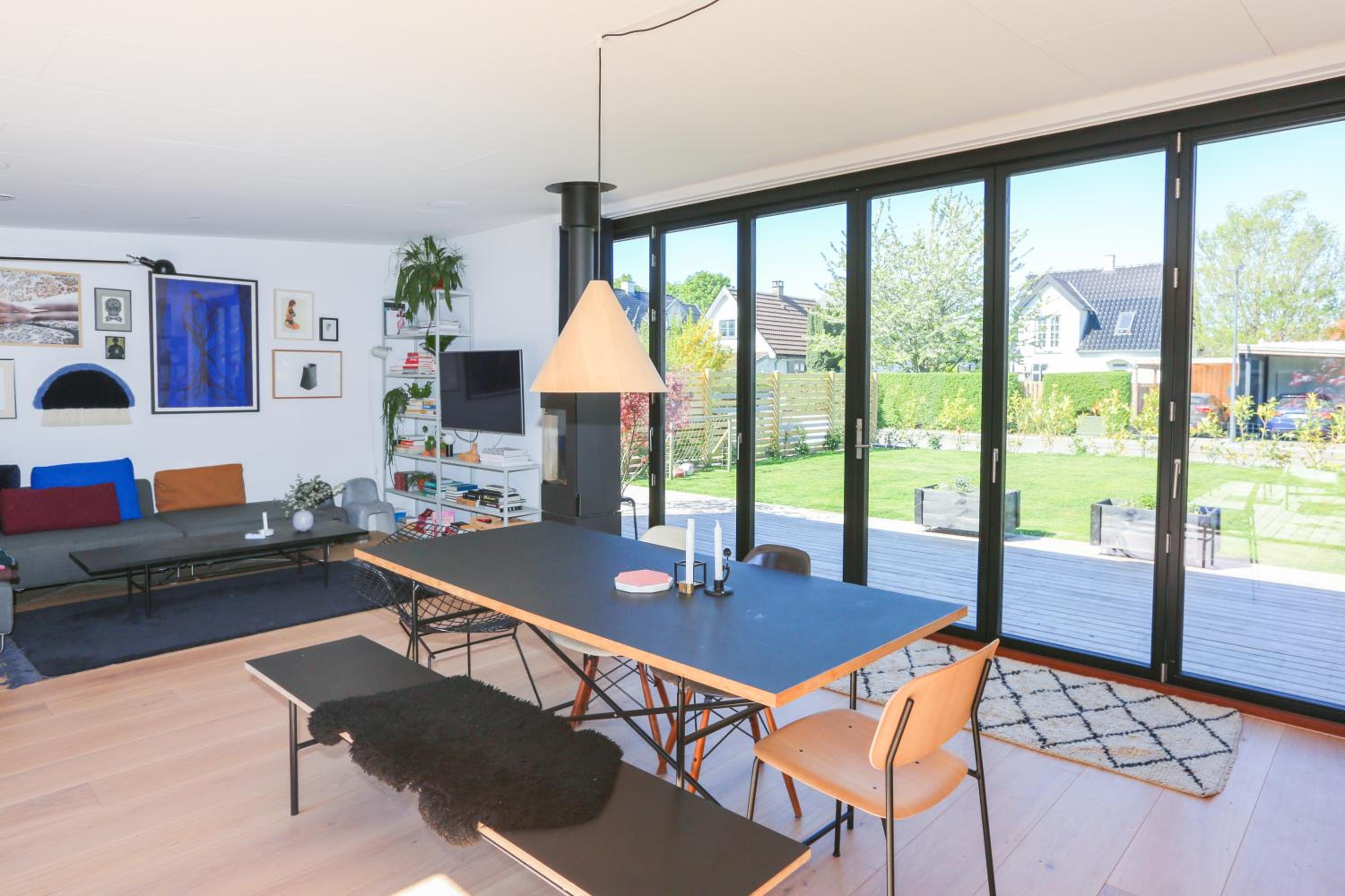 Modern architecture atrium house