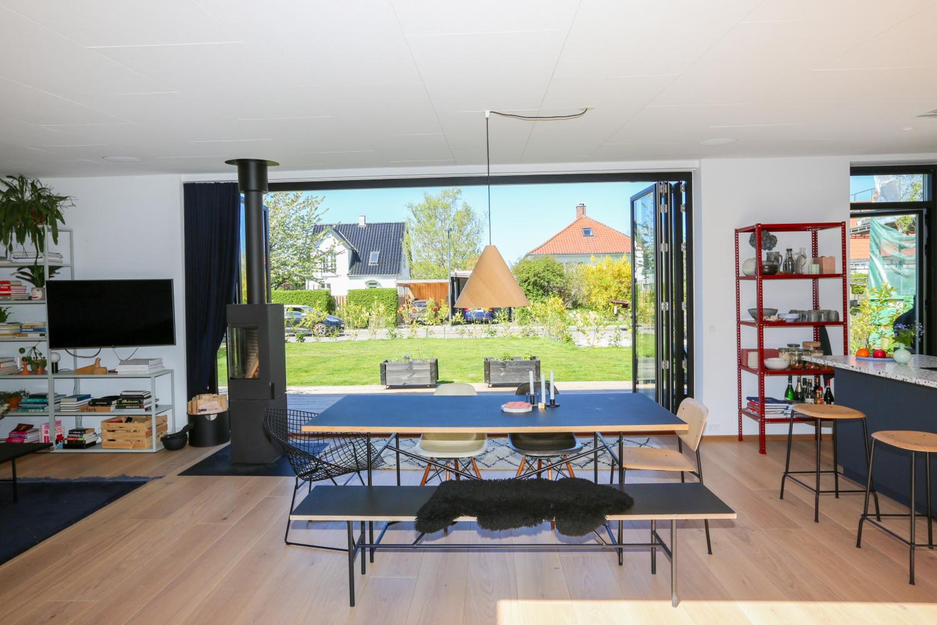 Modern architecture atrium house