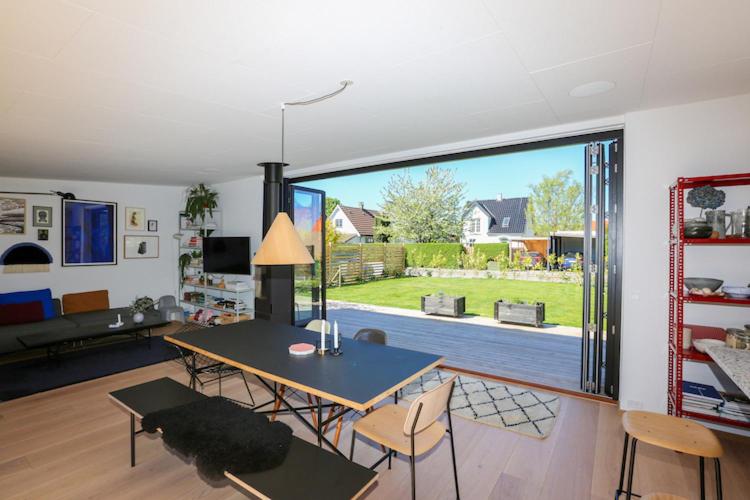 Modern architecture atrium house
