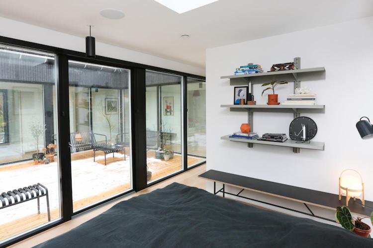 Modern architecture atrium house