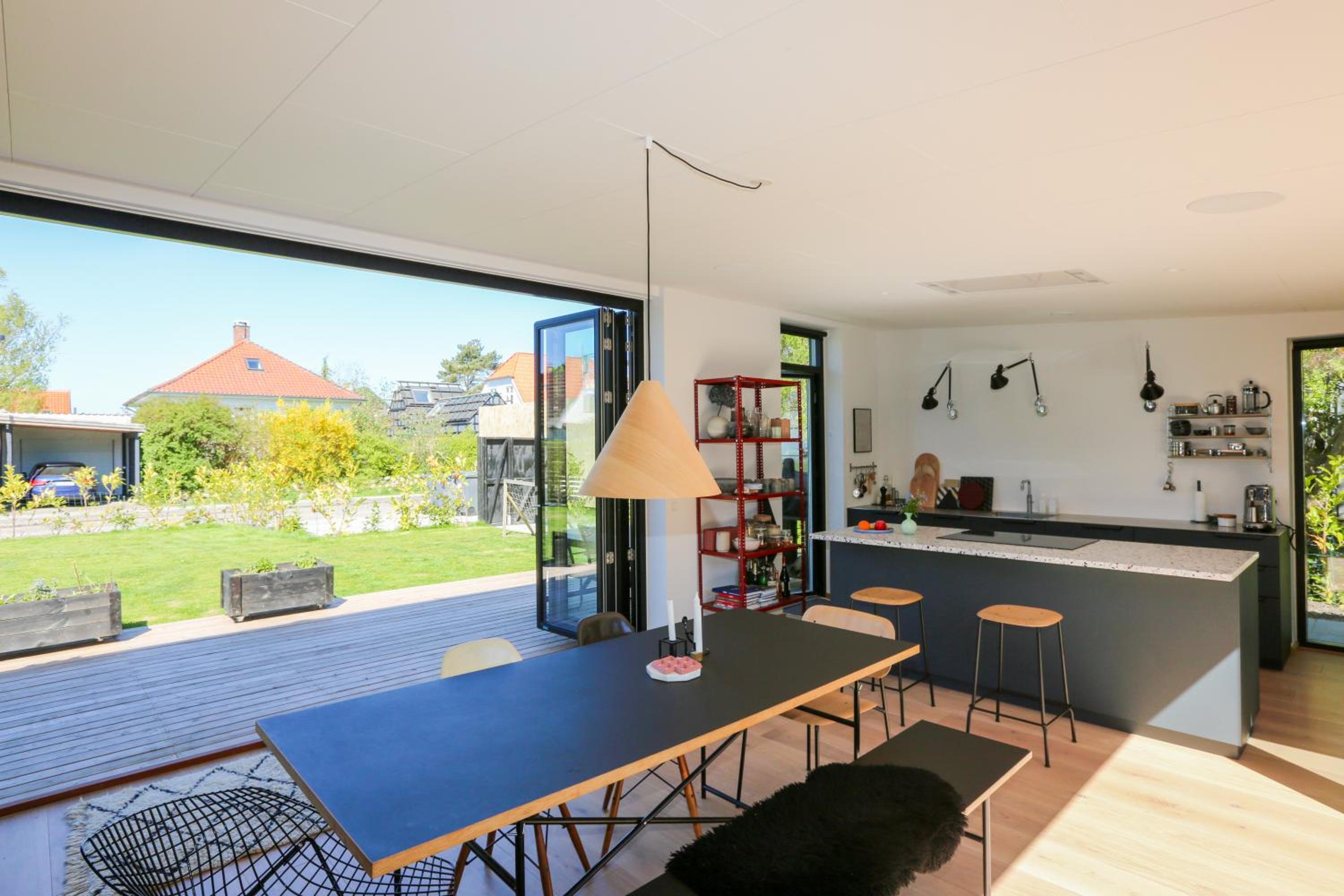 Modern architecture atrium house