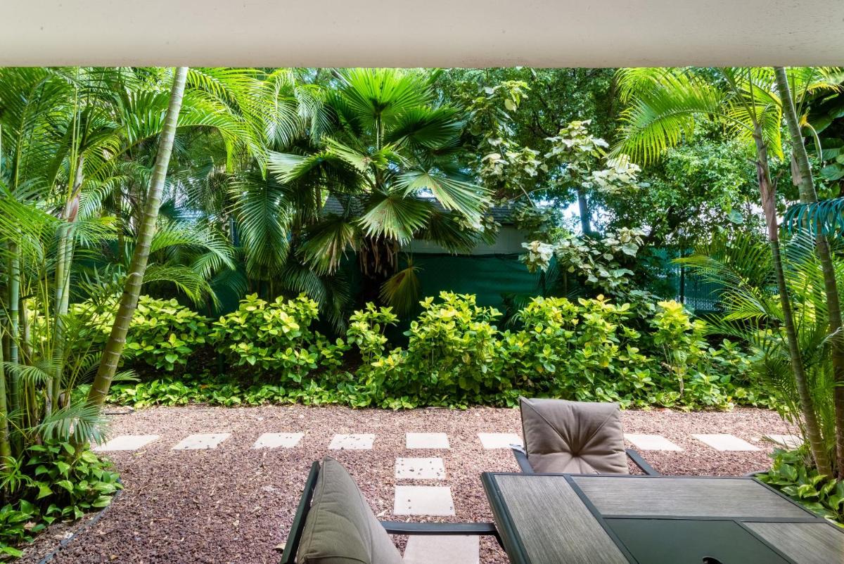 outdoor BBQ area