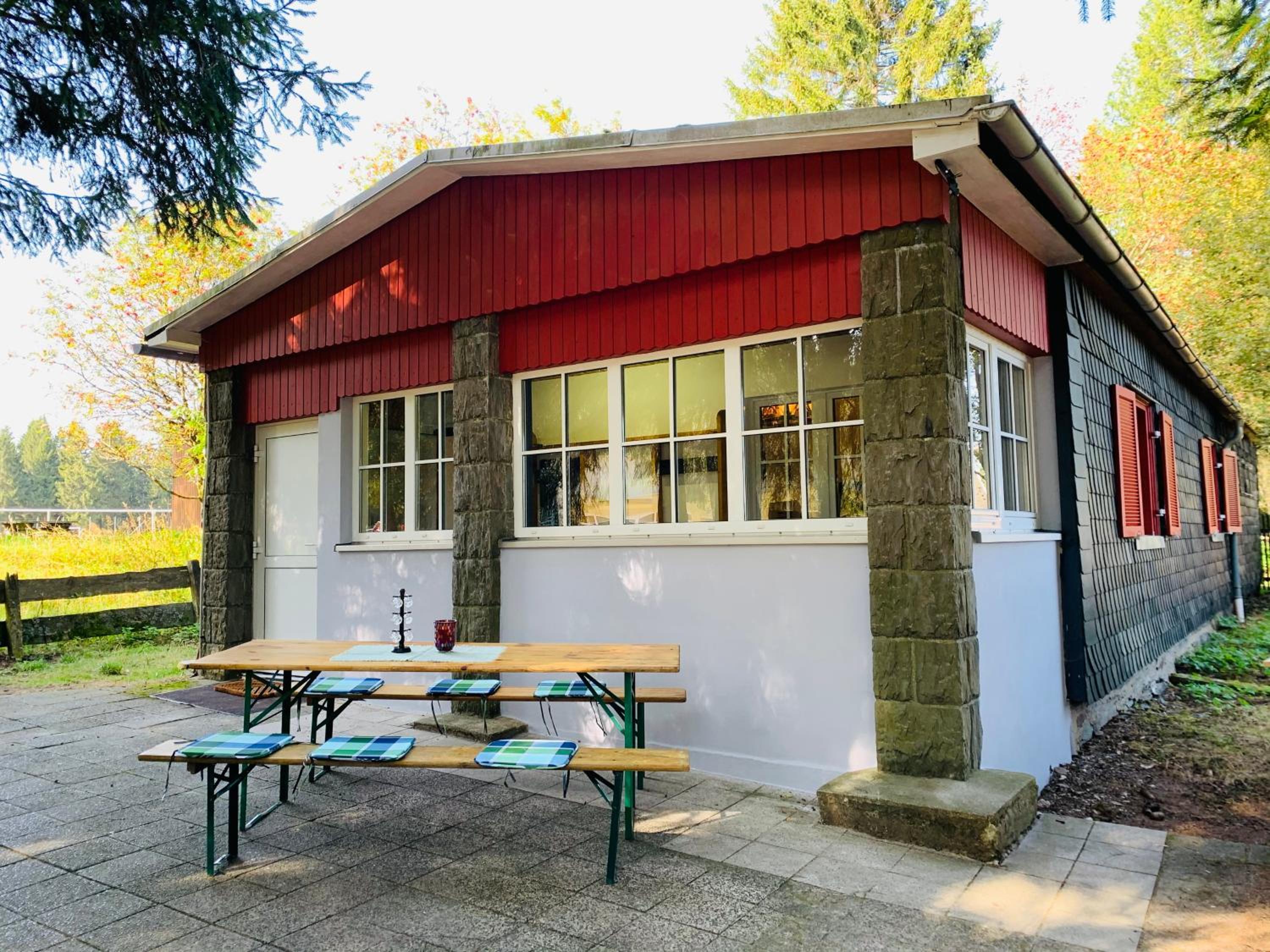 Ferienhaus Baude Steinheid am Rennsteig mit 2 Schlafzimmern max 12 Personen