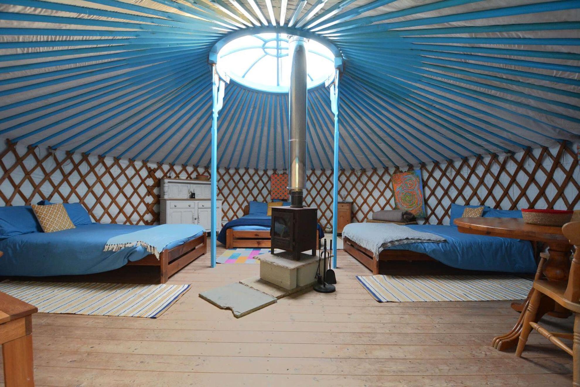 Glamping Yurts near Newquay view 2