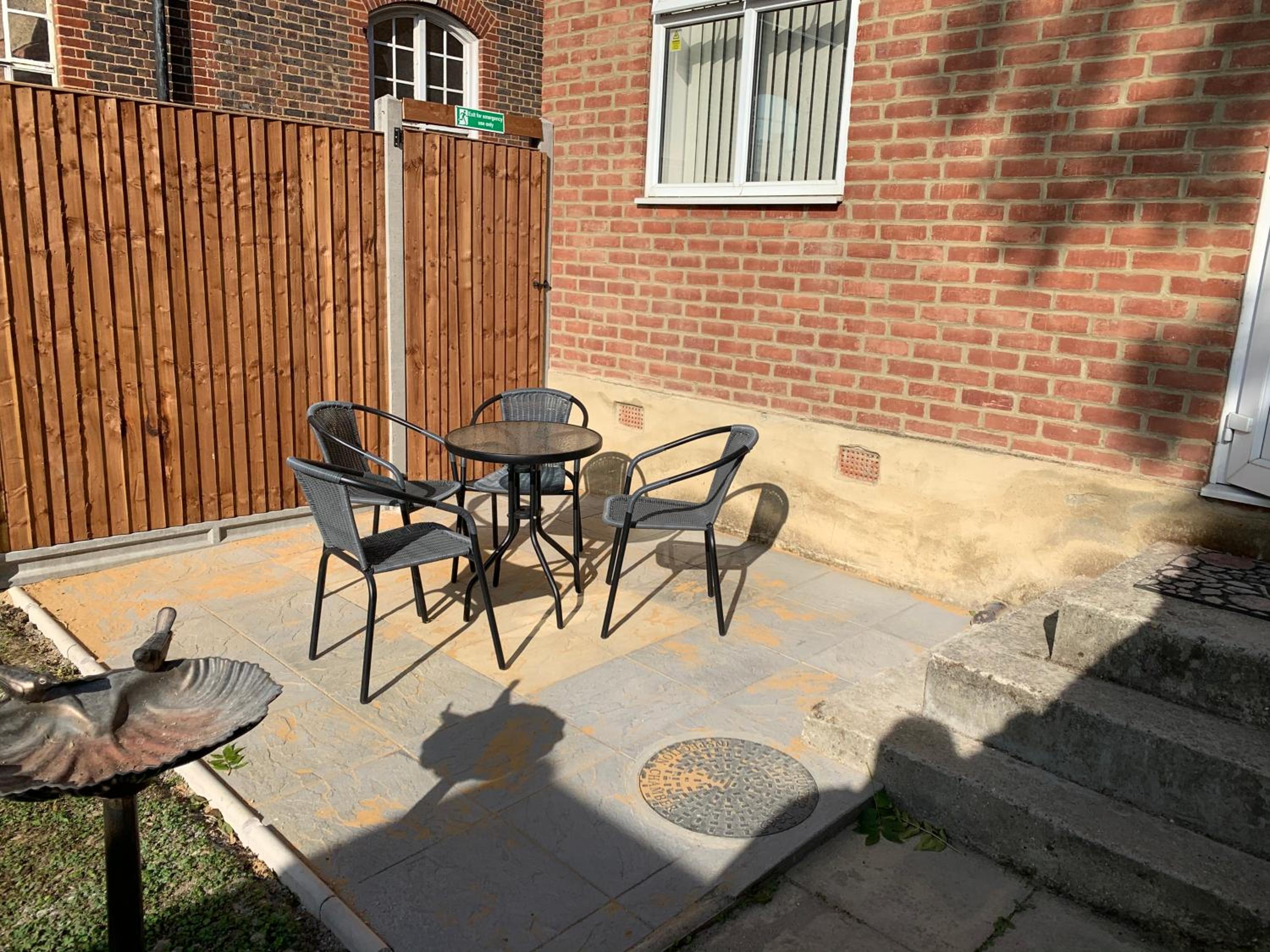 outdoor bbq area
