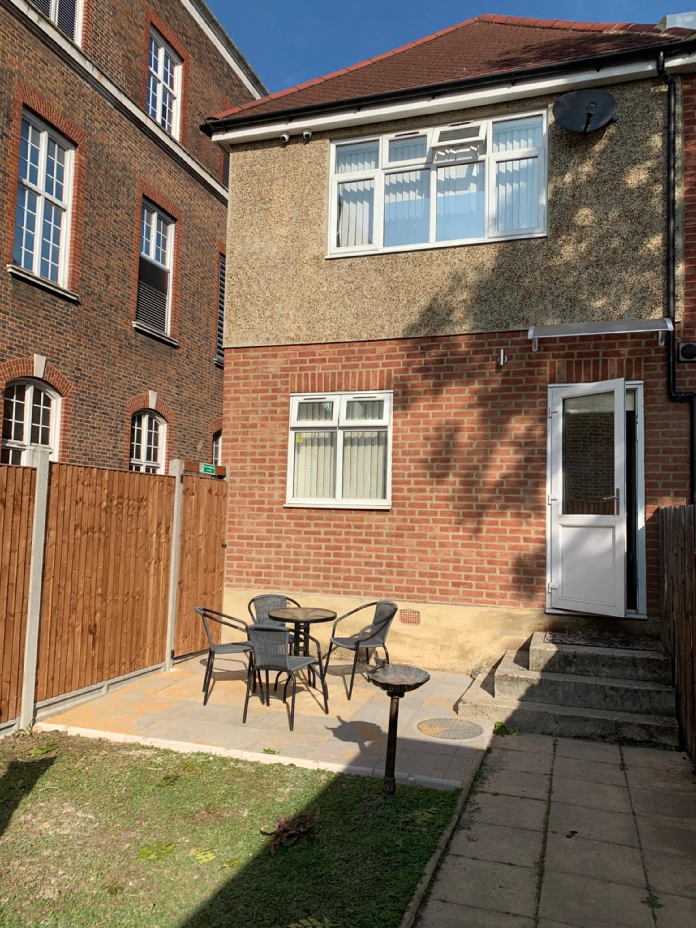 outdoor bbq area