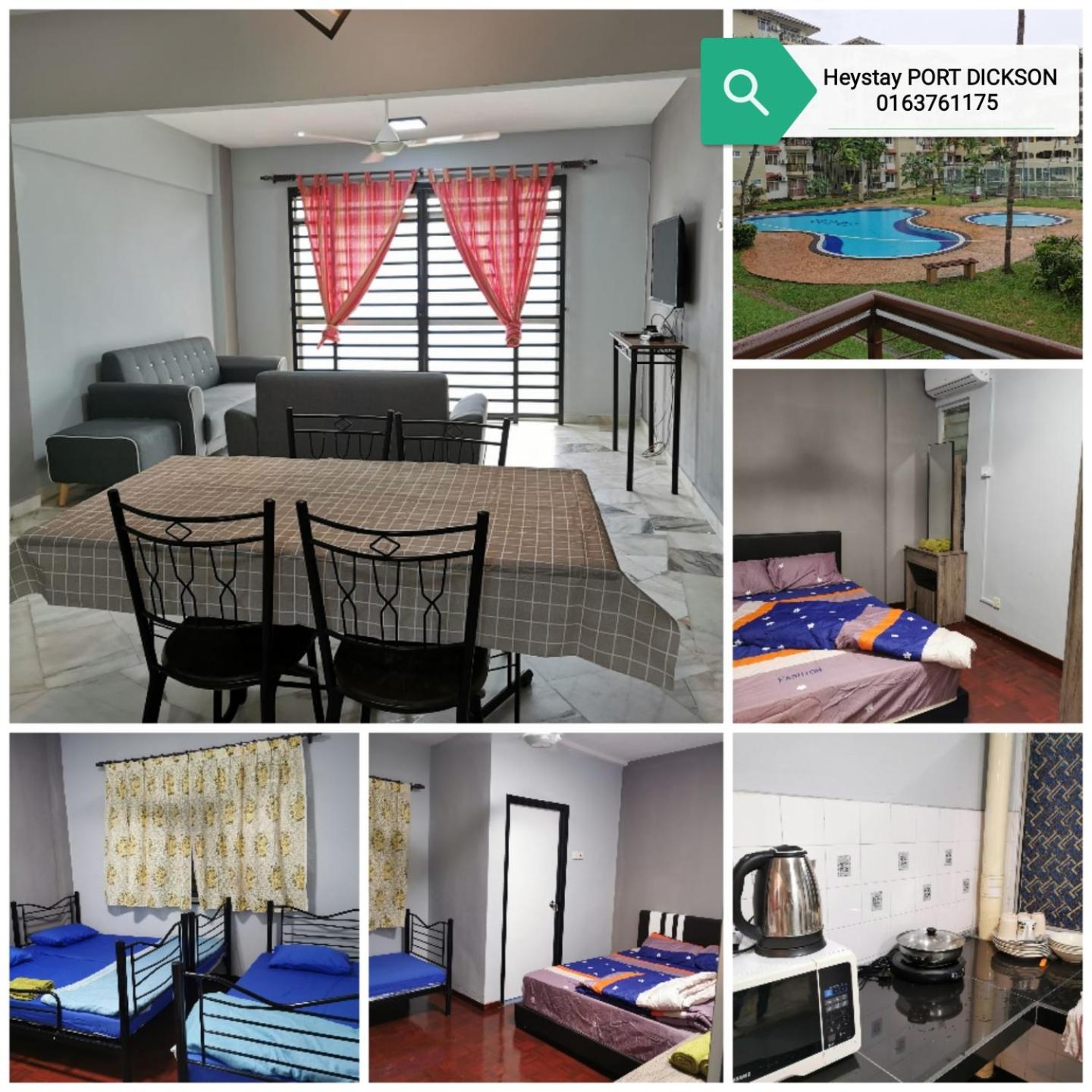 Port Dickson, Laguna & Ocean View Resort Teluk Kemang - Apartment photo 5