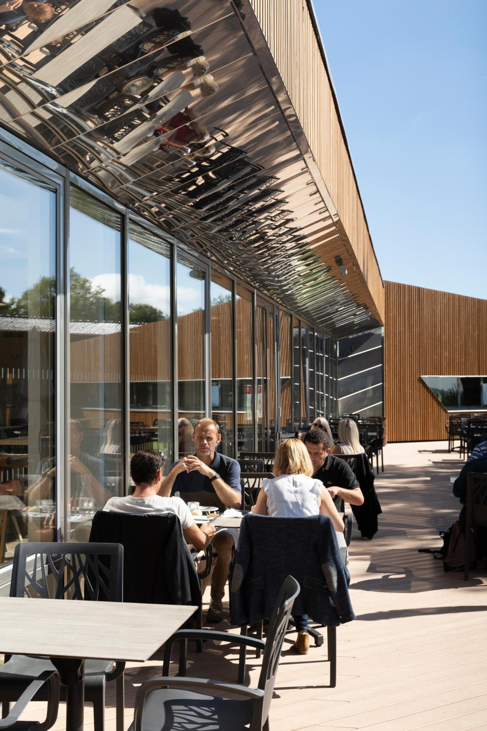 outdoor BBQ area