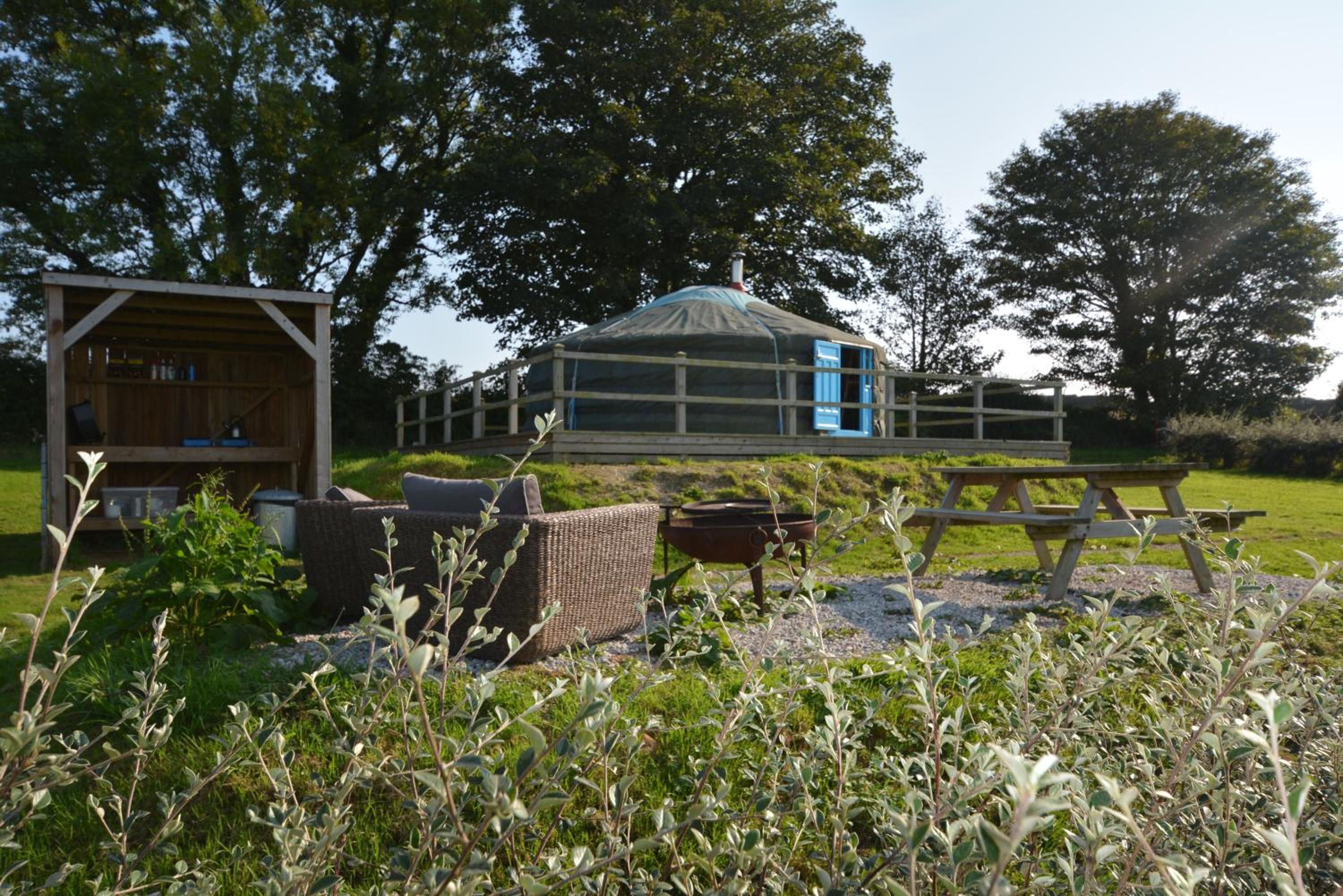 Glamping Yurts near Newquay view 3