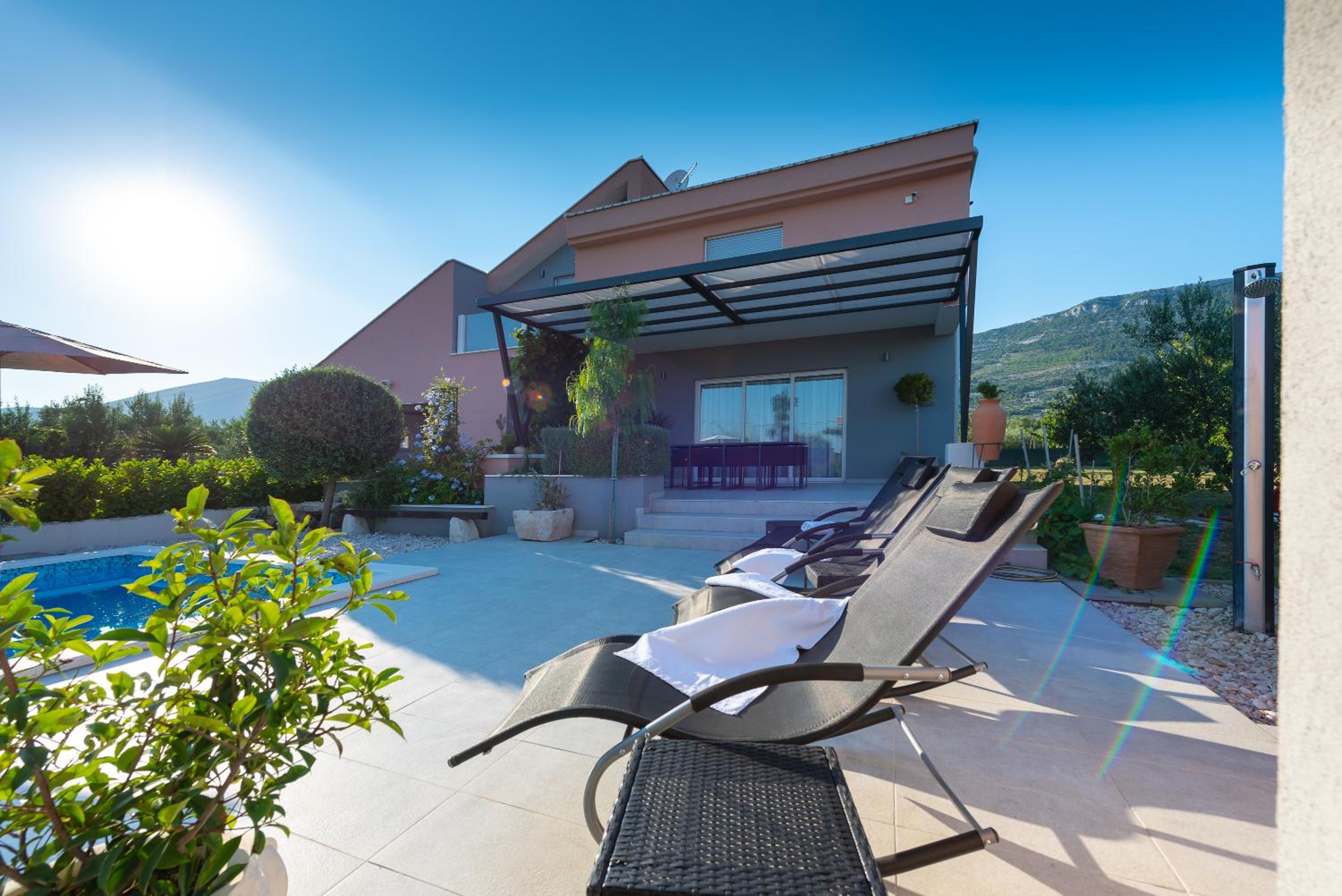 Villa Toni with 5 bedrooms and heated pool view 5