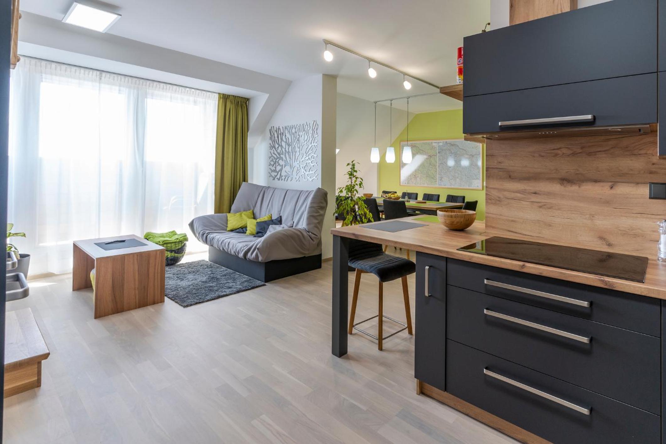 Apartmán Horní Mísečky - luxusní ubytování pro dvě rodiny s dětmi