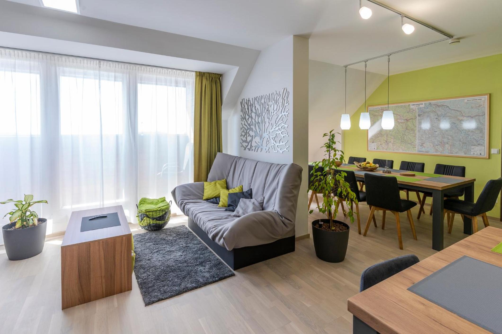 Apartmán Horní Mísečky - luxusní ubytování pro dvě rodiny s dětmi