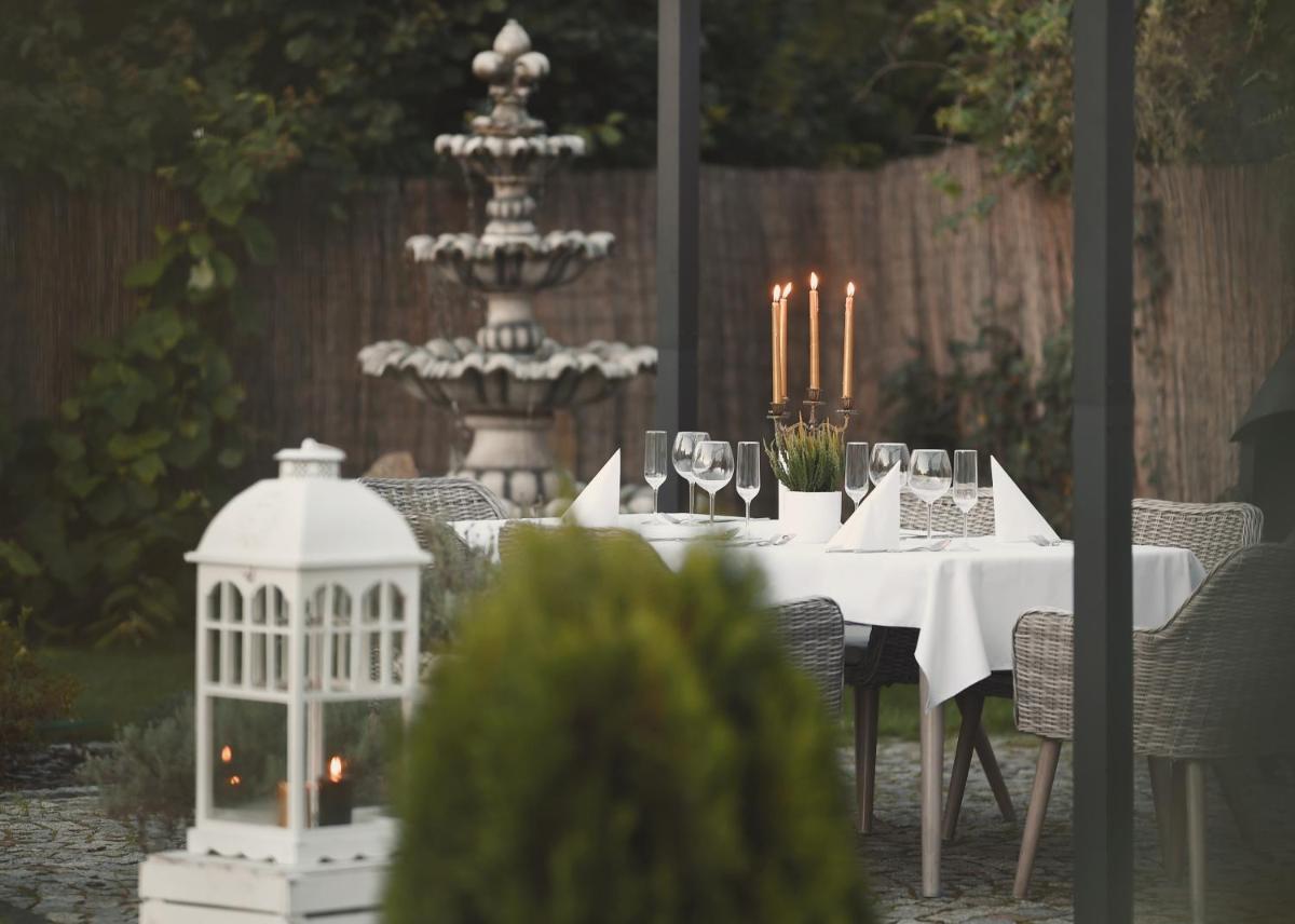 outdoor BBQ area