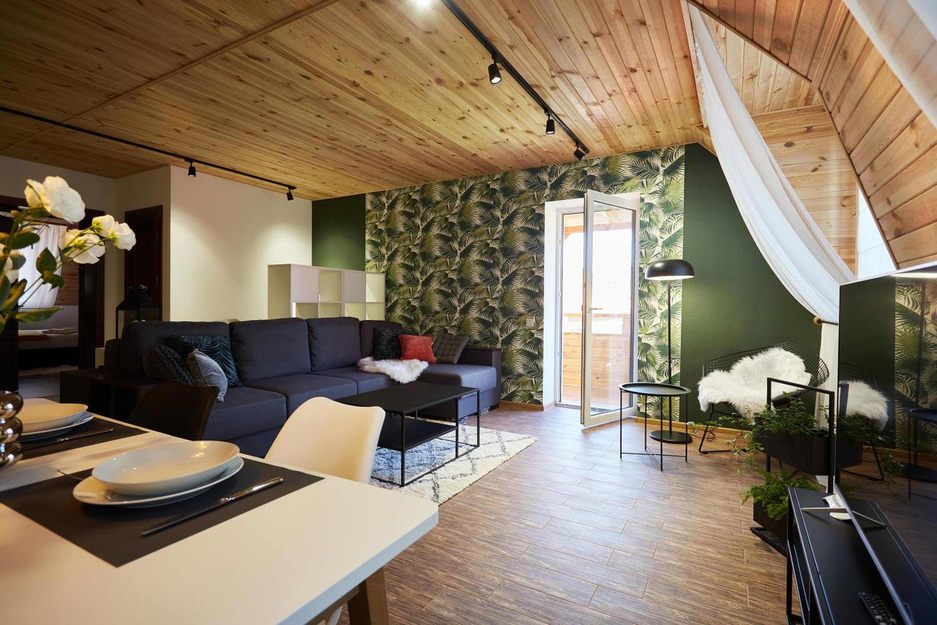 Scandinavian Hygge Canyon view lounge