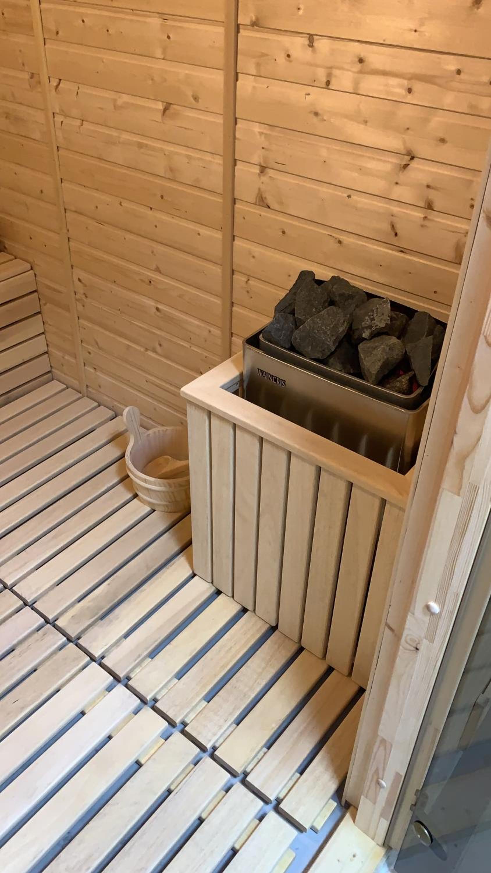 outdoor BBQ area