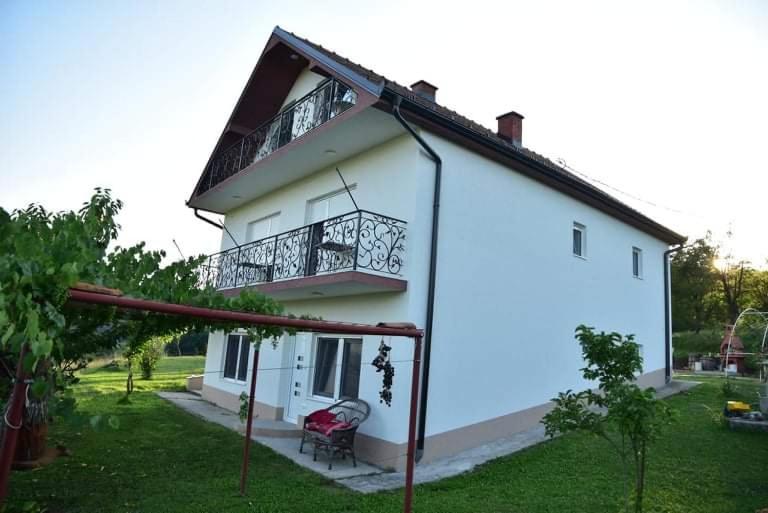 Dušanovac Panorama House - veliko dvoriste, 2 rostilja, pogled na Rasku