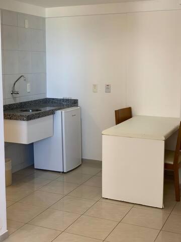 Apartamento em Areia Preta com vista para o mar