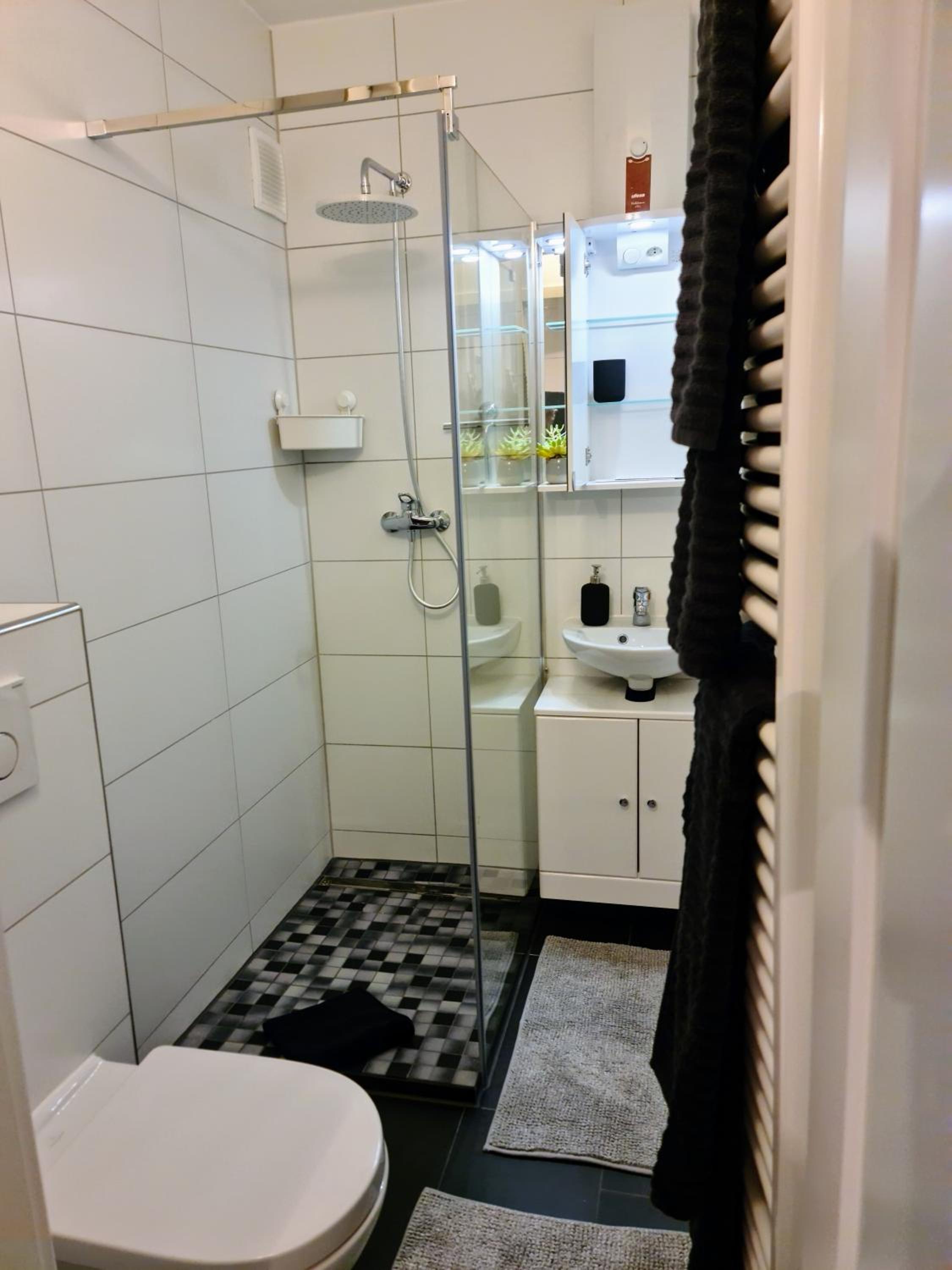 Fewo-Alter apartamento lujo Wilhelmshaven — bathroom