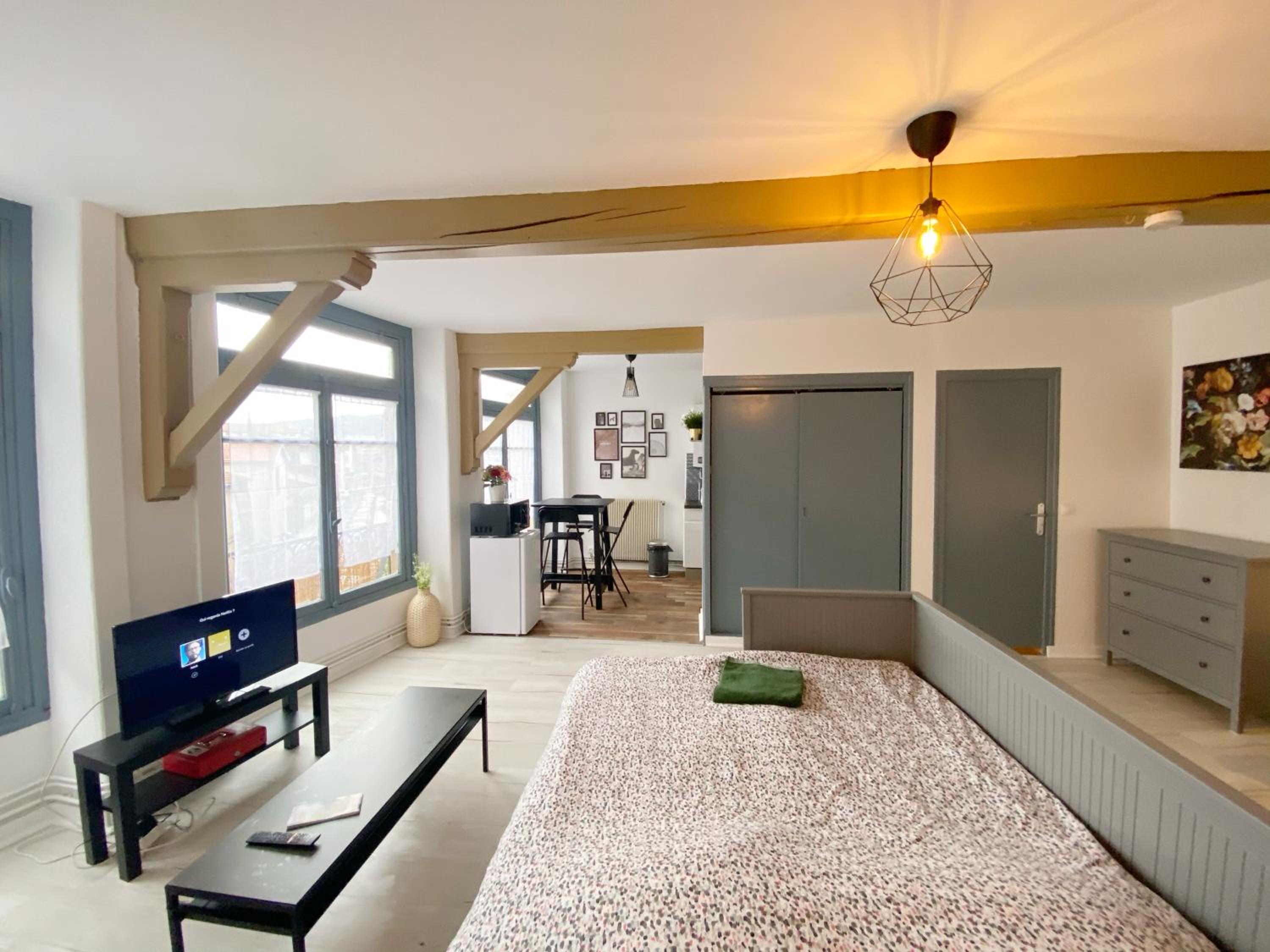 015 CHIC & COSY STUDIO 41m2 HYPERCENTRE WIFI SMART TV NETFLIX