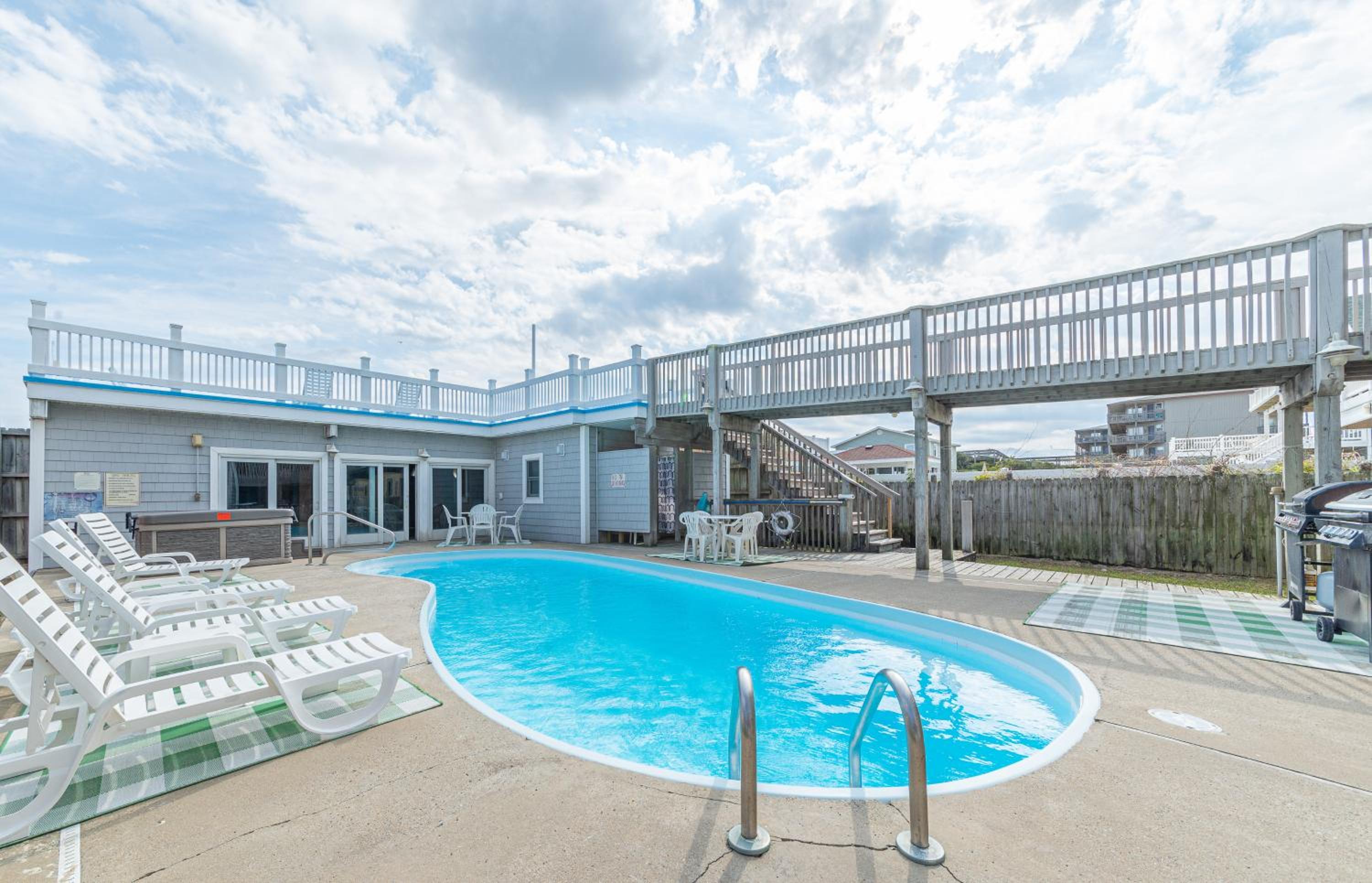 Blue Crush - KDH MP 8, Oceanfront, Ocean Views, Pool, Cabana, Hot Tub, Elevator, Rec Room, Pets OK