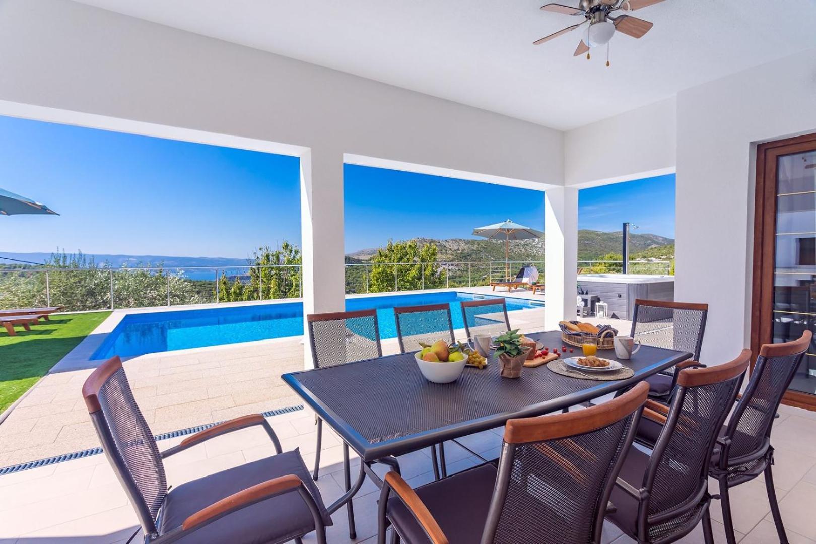 Villa Flora with a 53 sqm private pool with Cinema room with projector and 4 en-suite bedrooms view 3