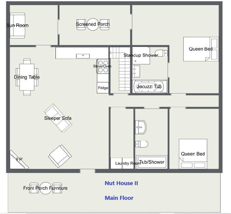 The Nuthouse II, Pool Table, WIFI, 560 FREE tickets each paid day!!! view 2