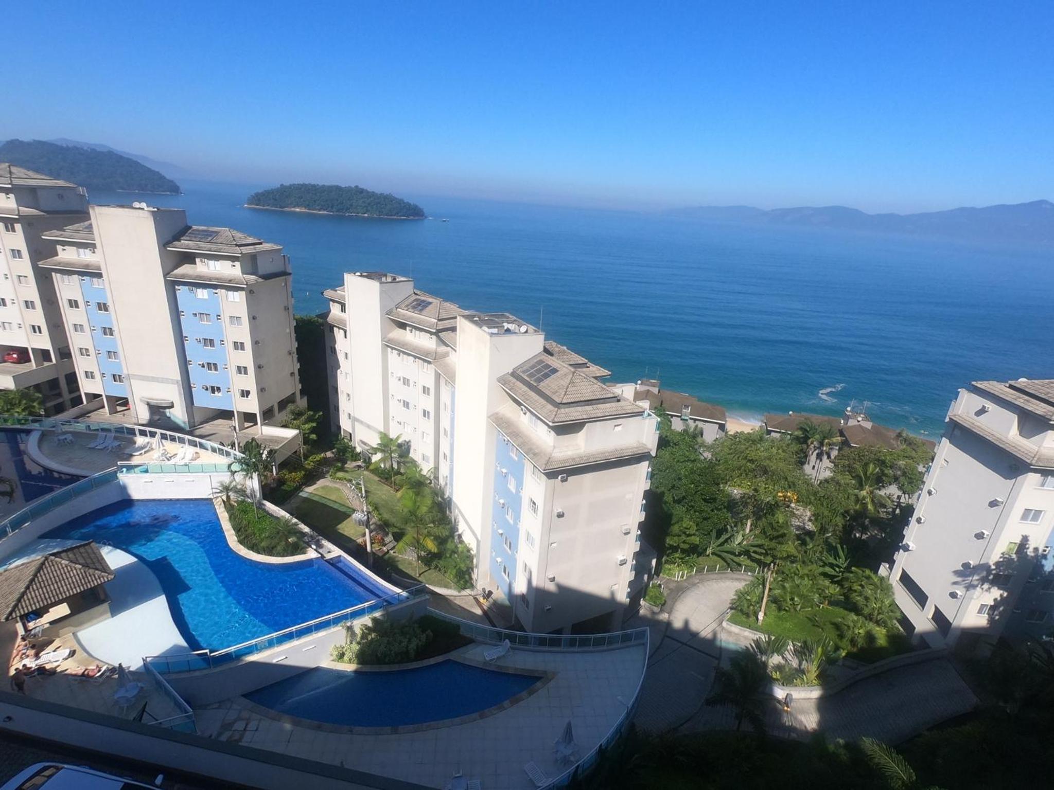 Apto no Porto Real Resort com vista mar, piscina oceânica e lazer