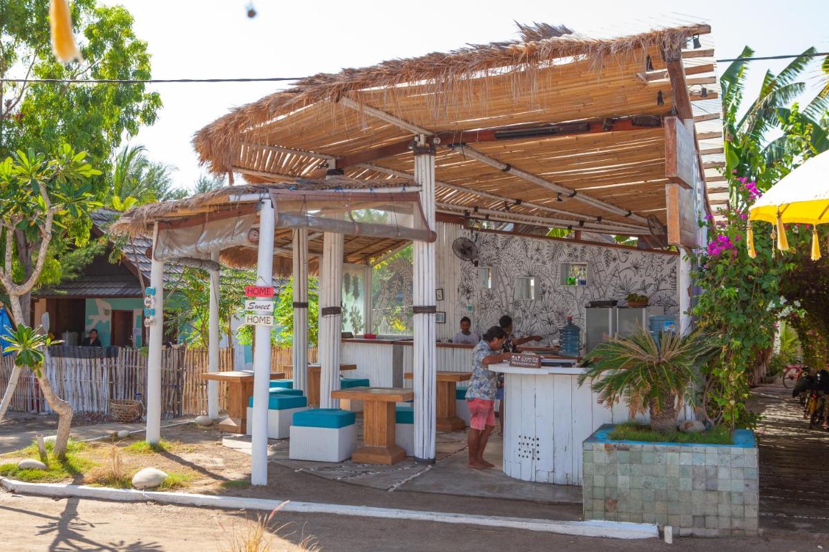 outdoor BBQ area