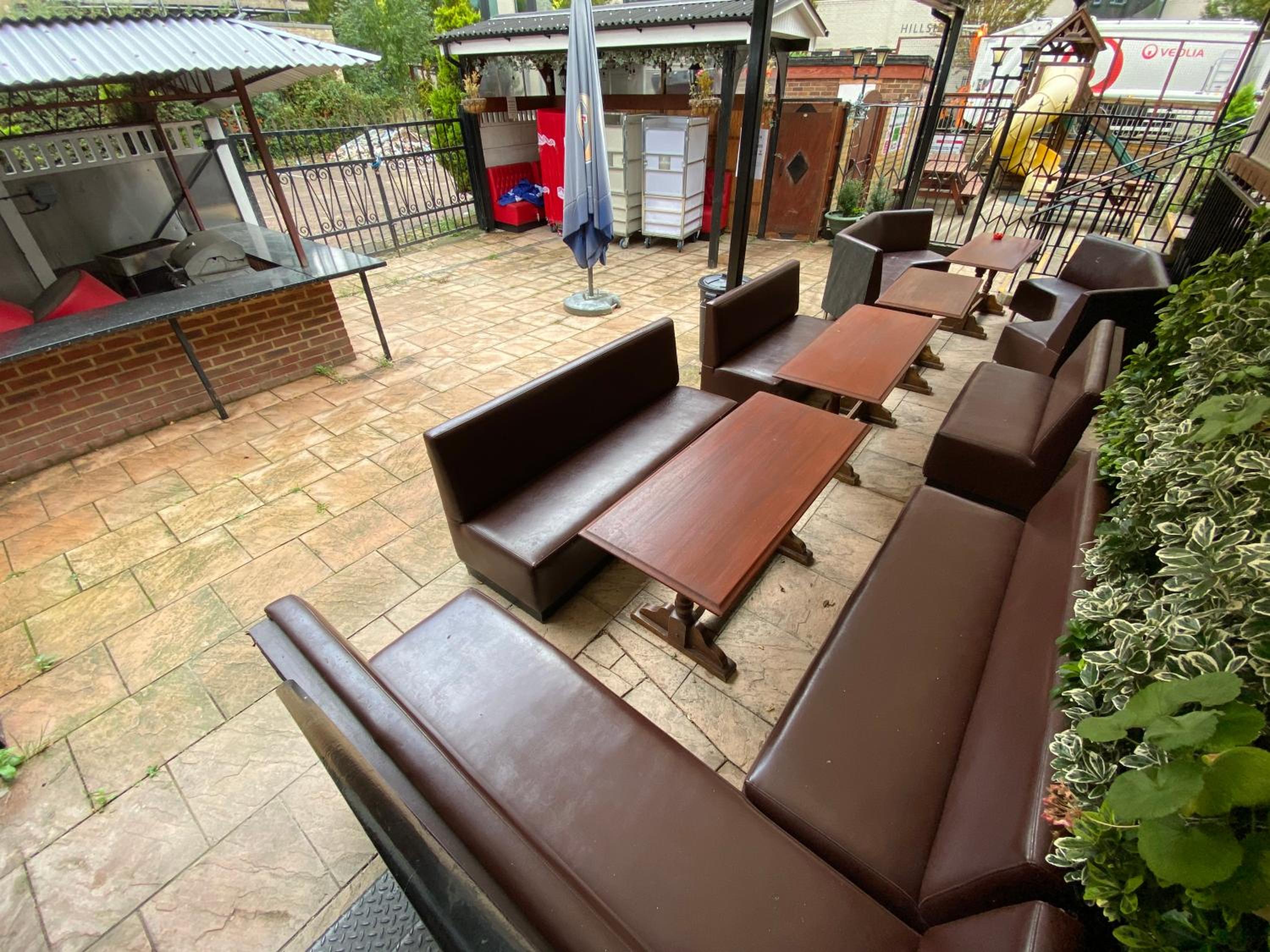 outdoor bbq area
