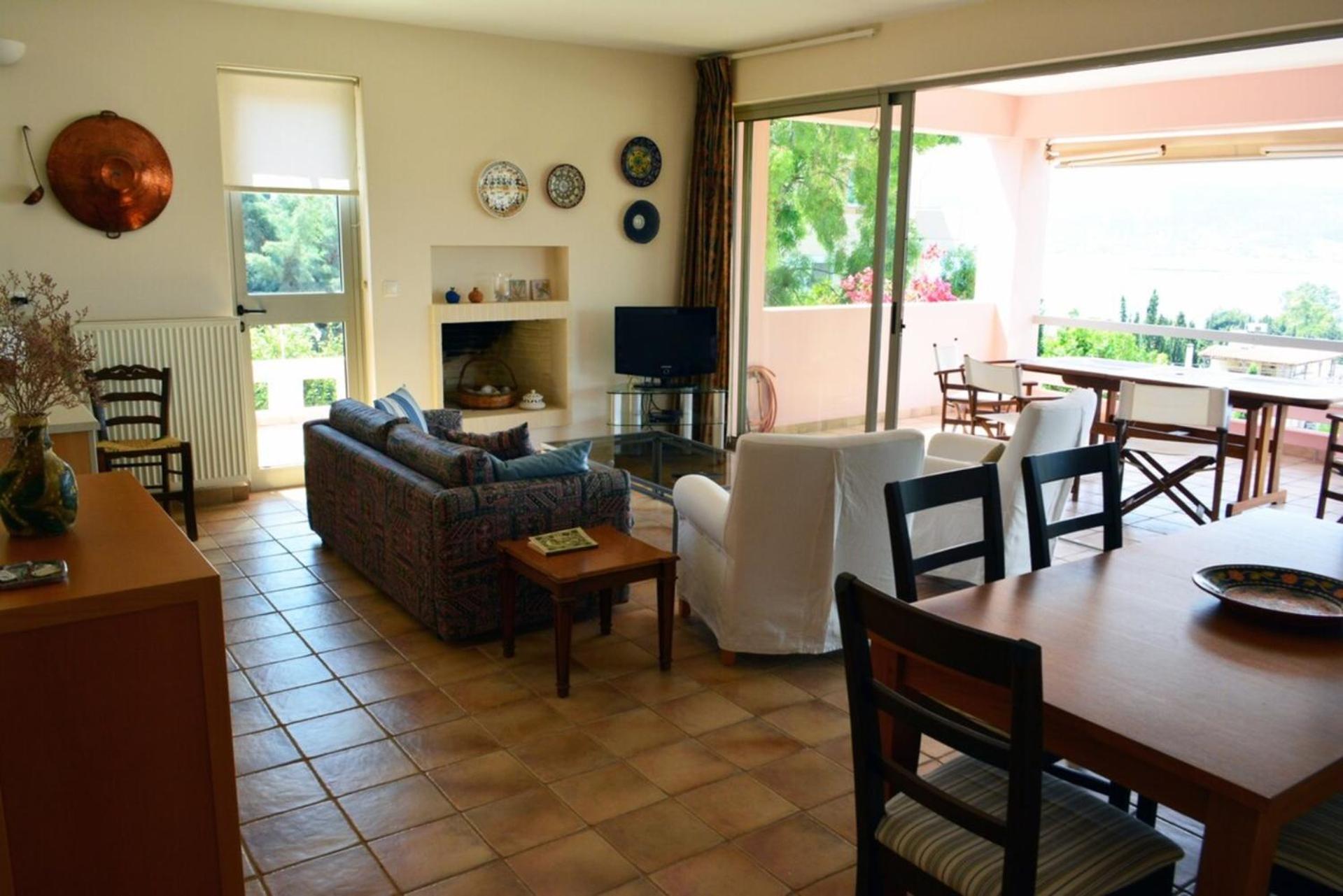 Pink House with panoramic view to Porto Rafti view 5