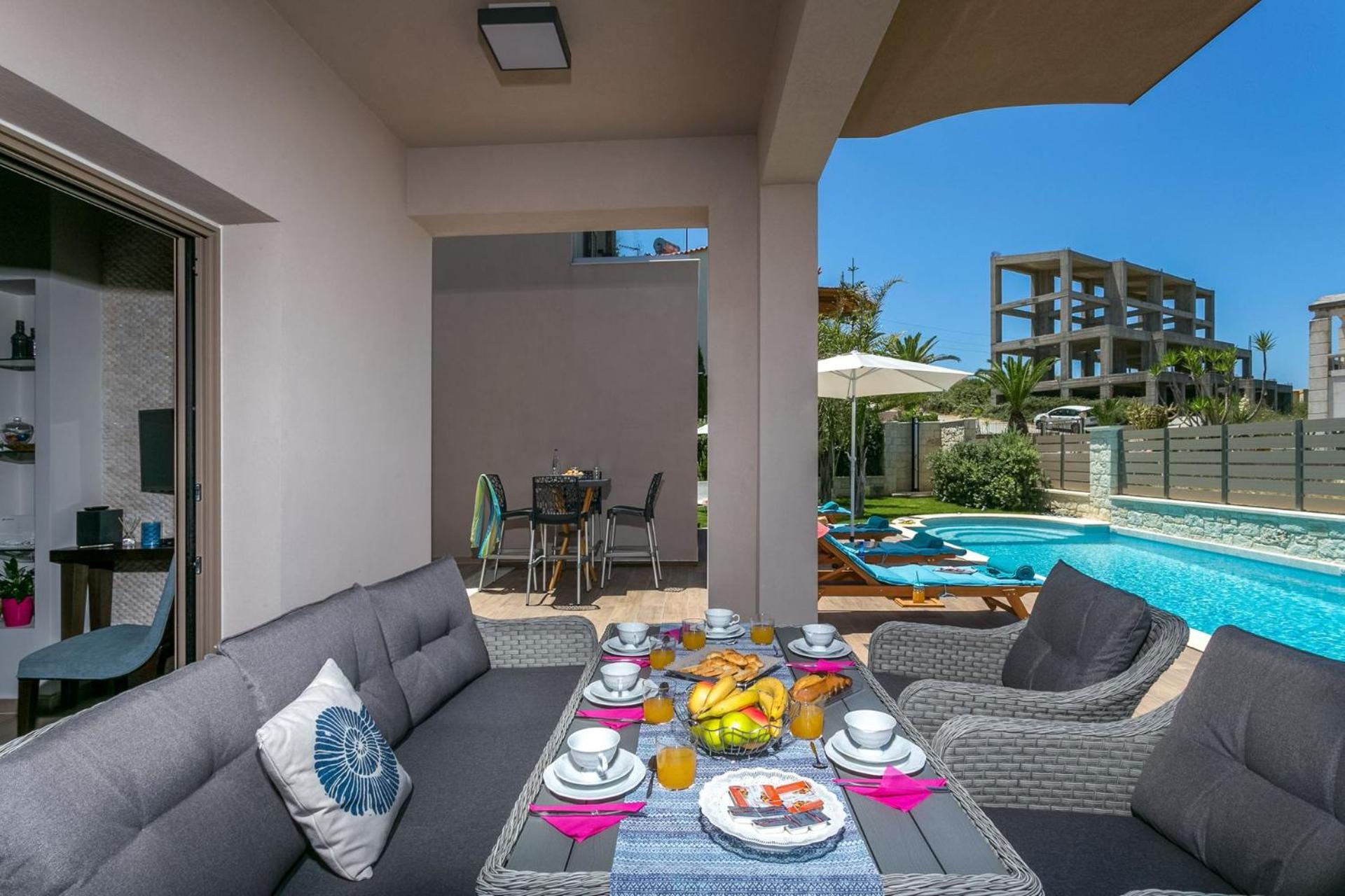 Luxury Villa Crete Villa Marina Mare 3 Bedroom Private Pool view 3