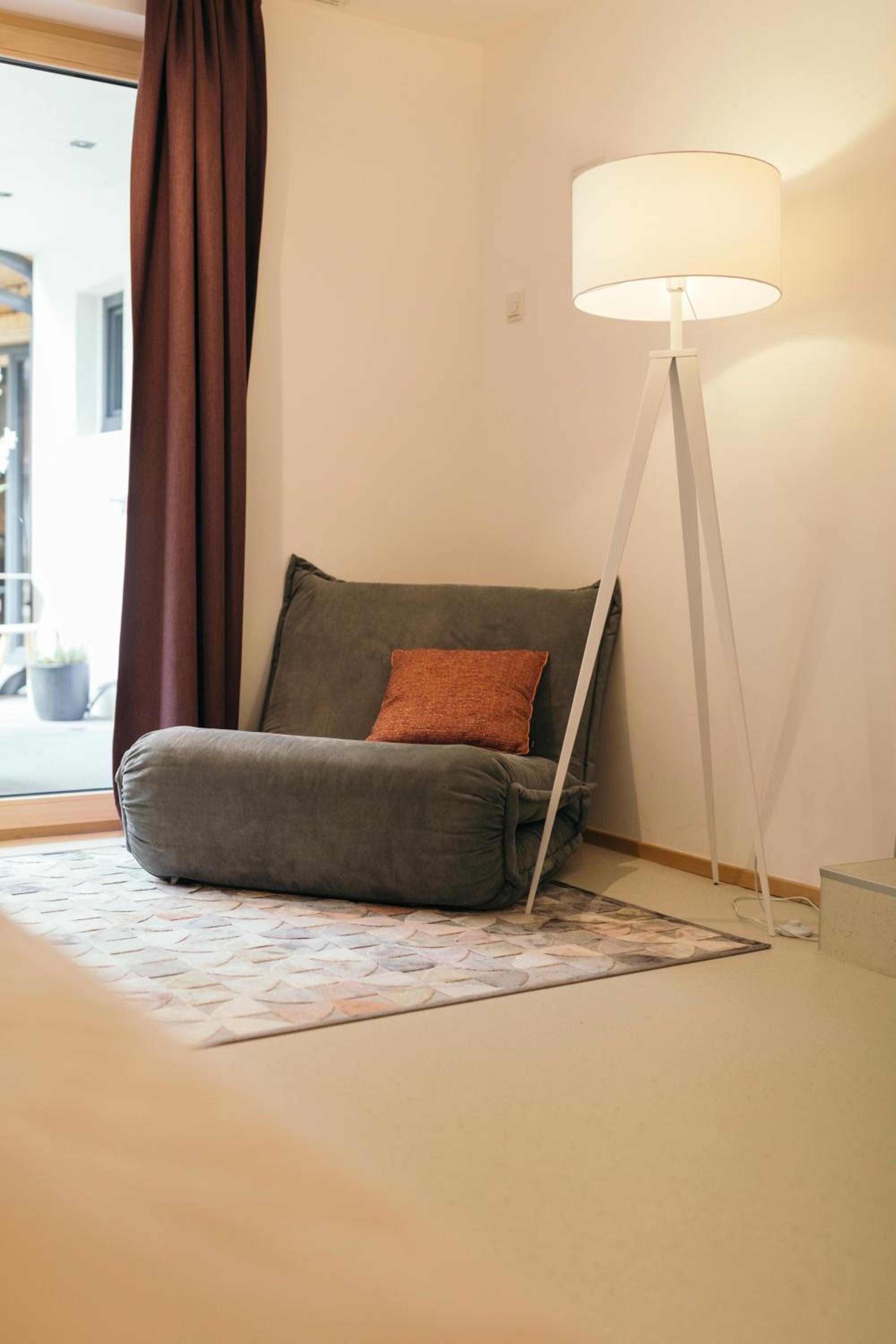 Ferienhaus Alpen Lodge und die Gams