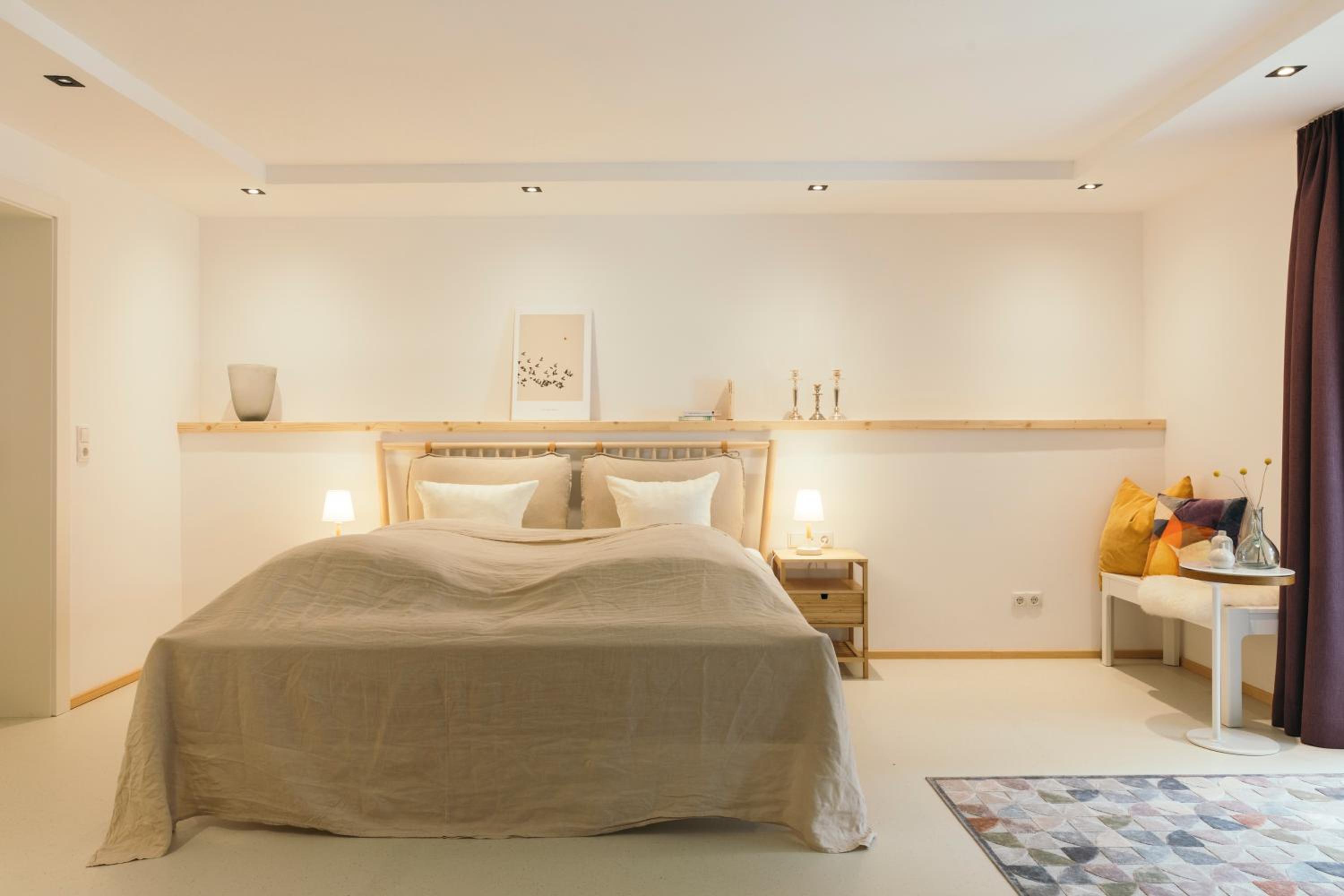 Ferienhaus Alpen Lodge und die Gams