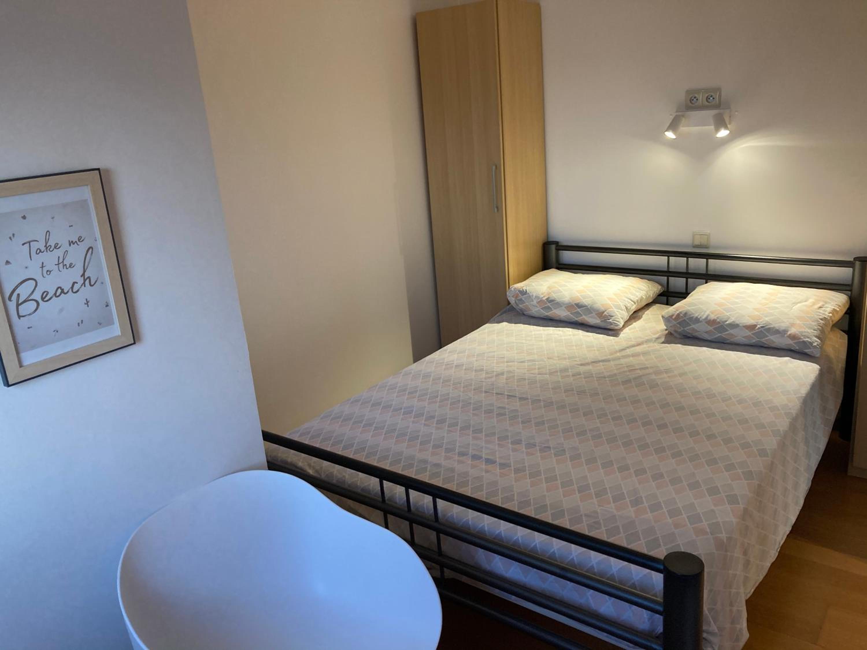 Appartment Blankenberge with front sea view