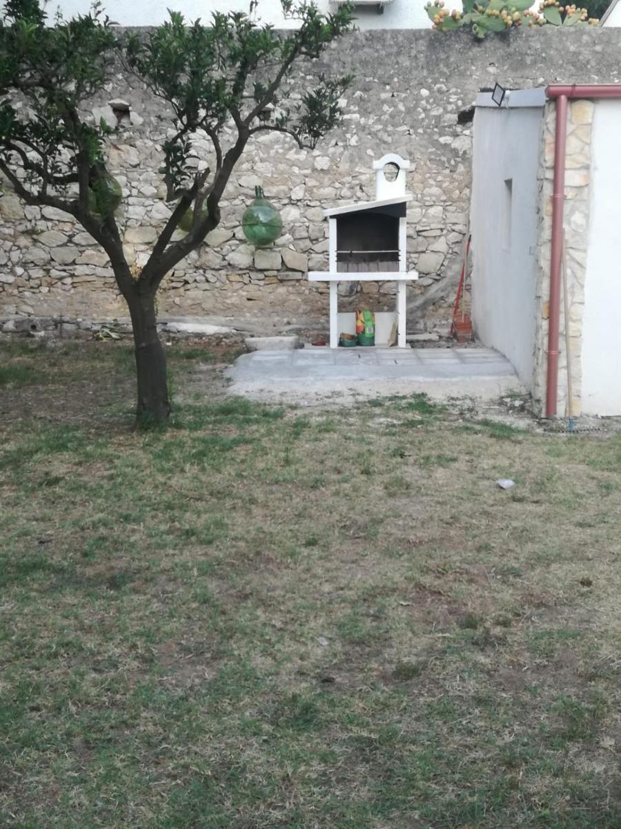 outdoor BBQ area