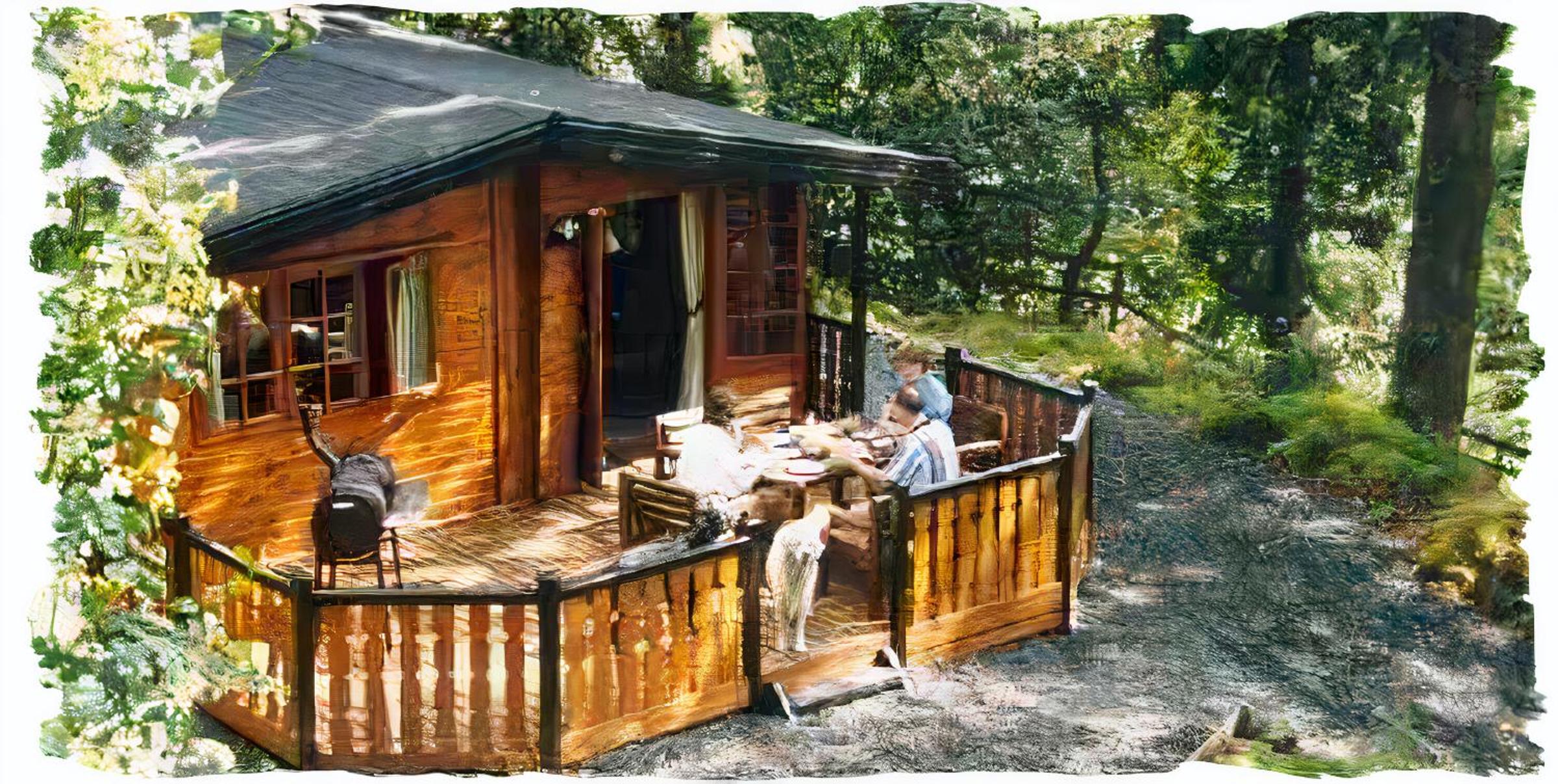 Blelham Tarn Rustic cabin in tranquil woodland view 4