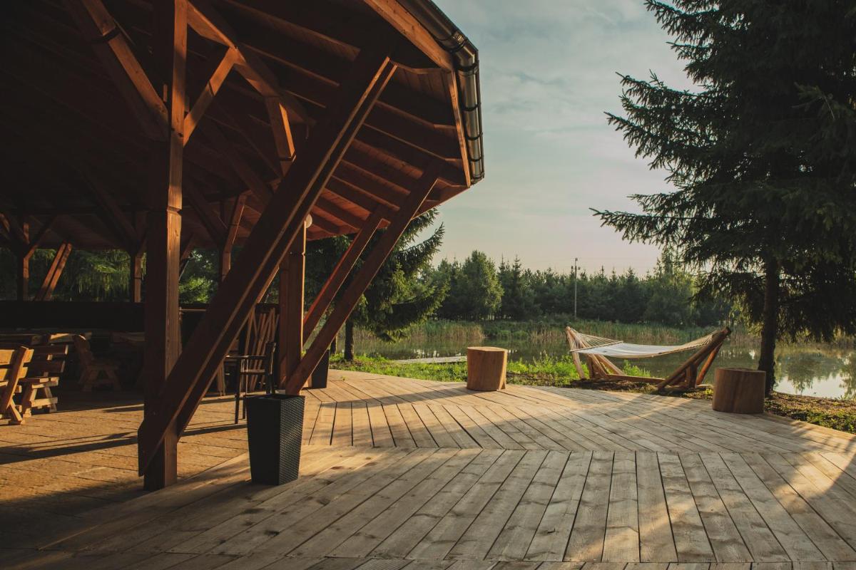 outdoor BBQ area