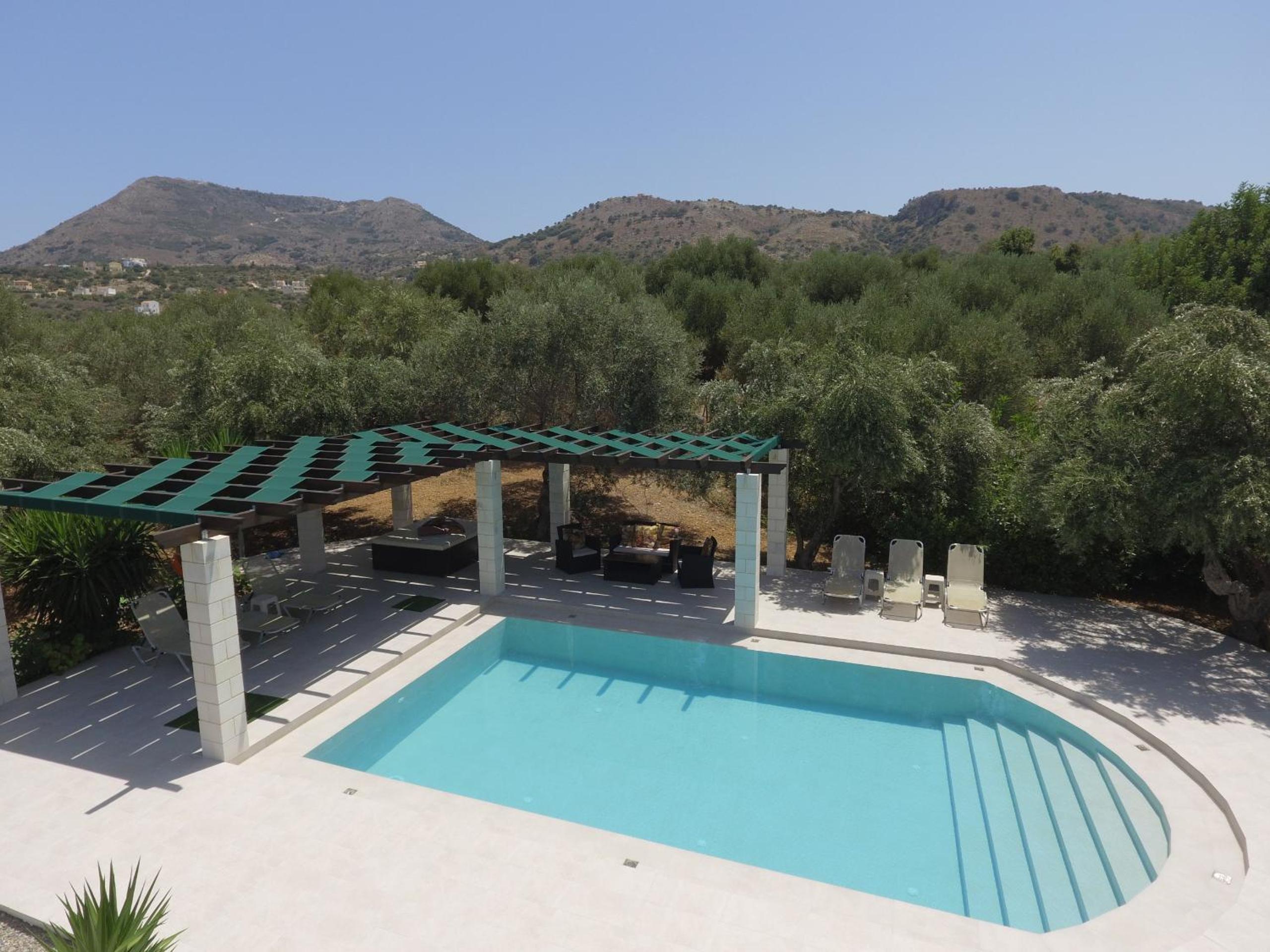 Villa Nynemia Almyrida Crete view 3