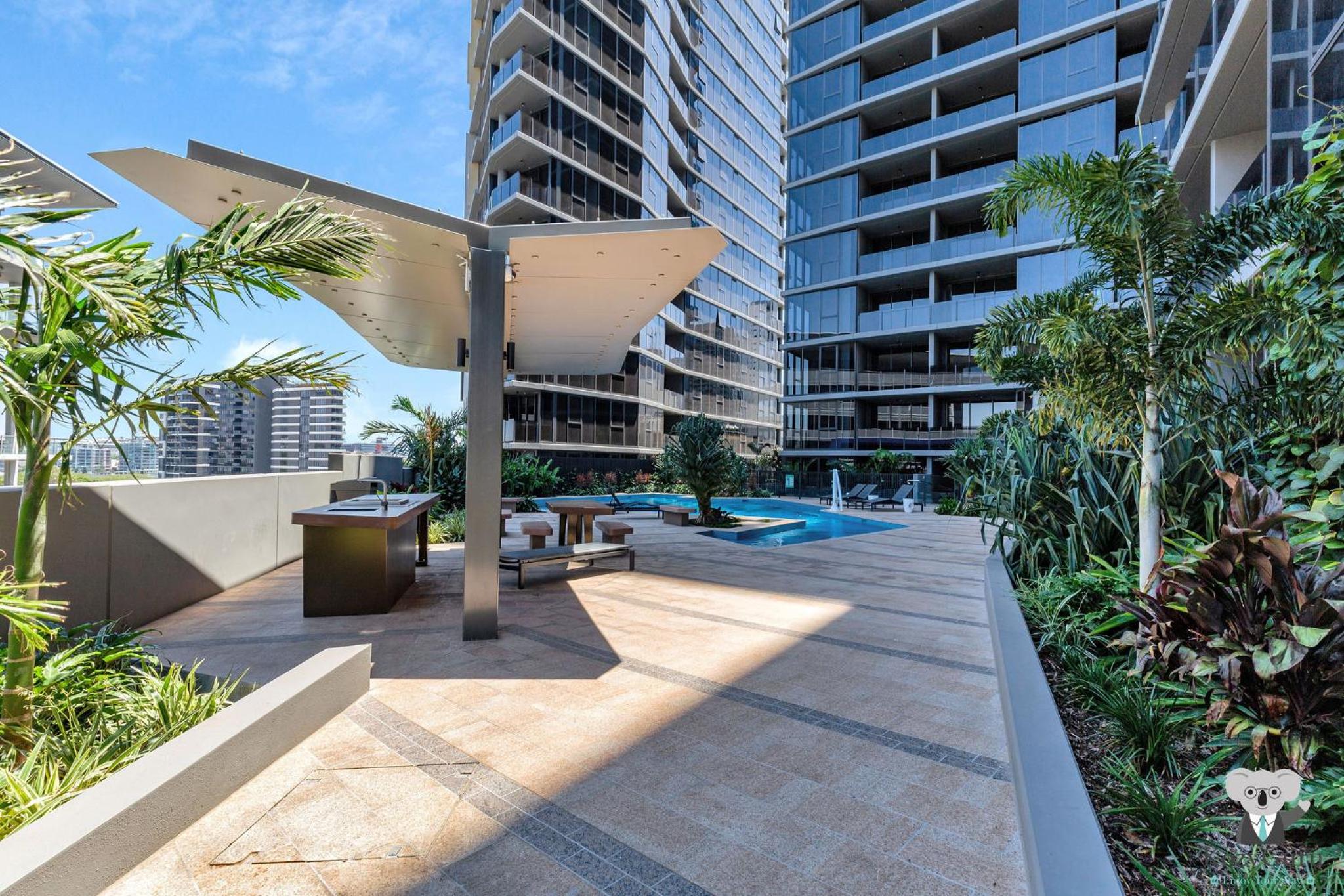 KOZYGURU SOUTH BRISBANE KOZY 1BED APT + FREE PARKING QSB001