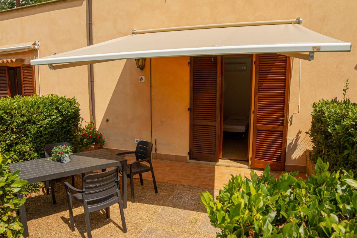 outdoor BBQ area