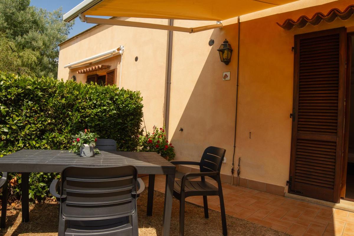 outdoor BBQ area